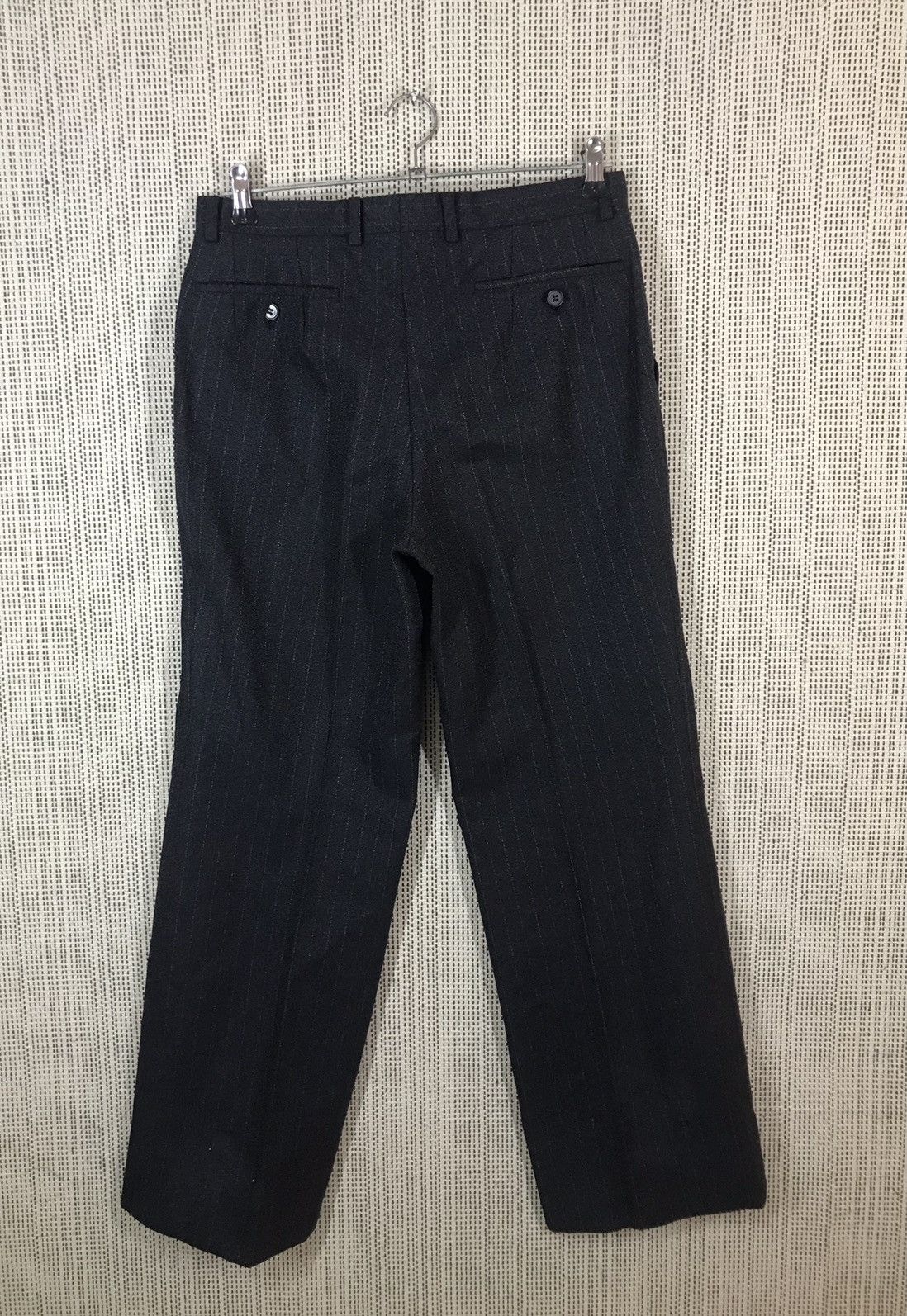 Vintage ‼️LANVIN PARIS WOOL STRIPE CASUAL PANTS ‼️ Size US 30 / EU 46 - 7 Thumbnail