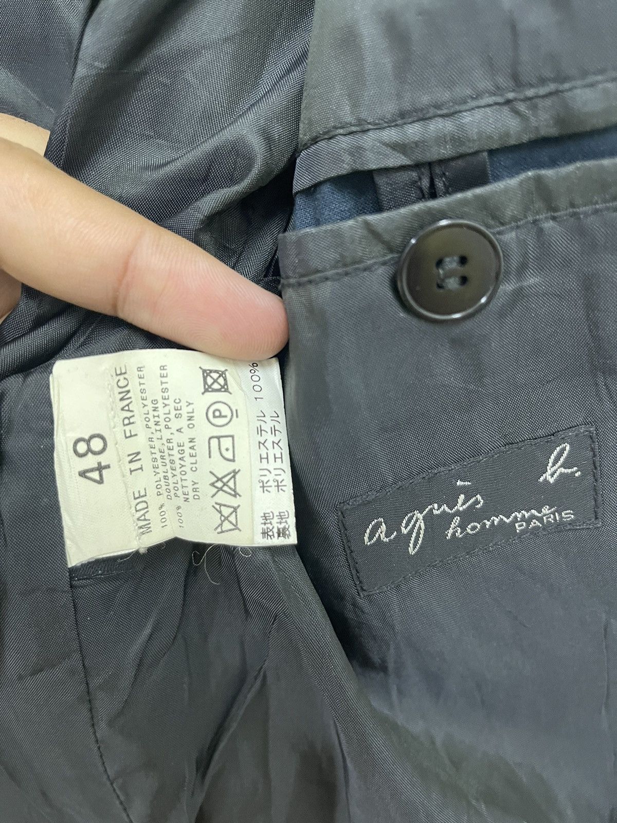 agnes b. Rare Vintage AGNES B Homme Paris Windstopper Luxury Jacket Size US M / EU 48-50 / 2 - 4 Thumbnail
