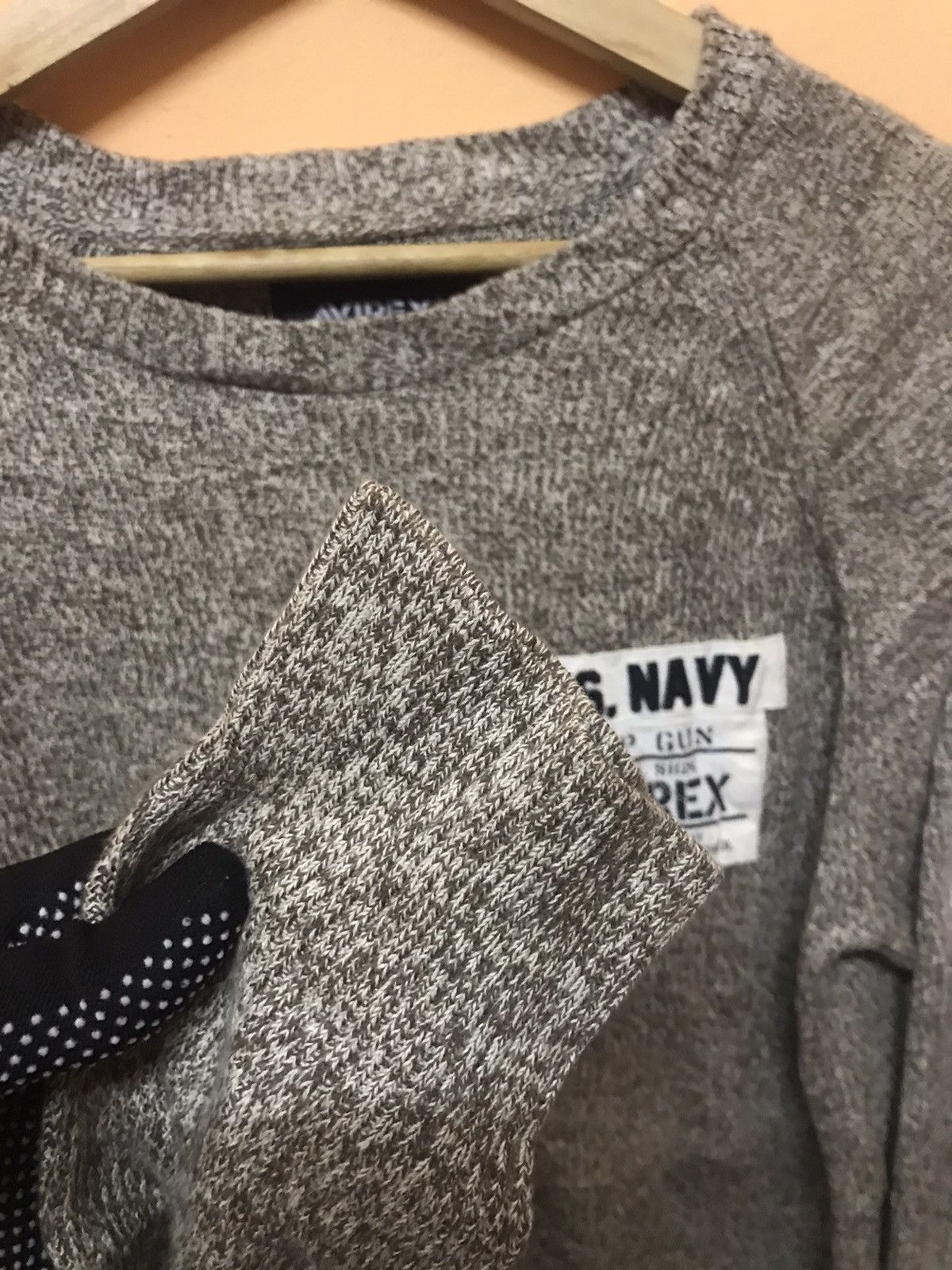 Avirex × Japanese Brand ‼️US NAVY TOP GUN SWEATSHIRT BY AVIREX NICE DESIGN‼️ Size US M / EU 48-50 / 2 - 4 Thumbnail