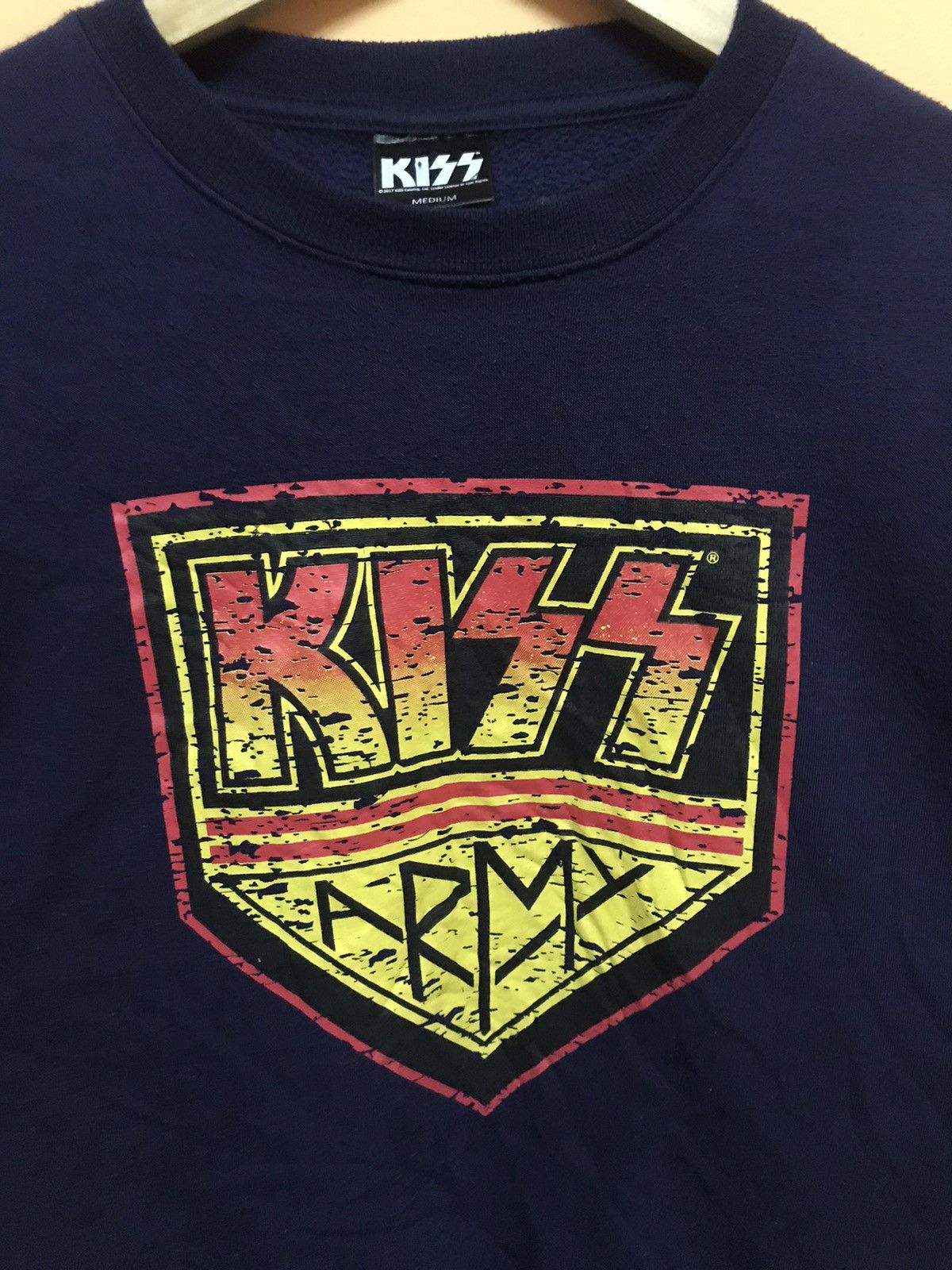 Band Tees × KISS ‼️KISS BAND SWEATSHIRT 2017 army design‼️ Size US S / EU 44-46 / 1 - 2 Thumbnail