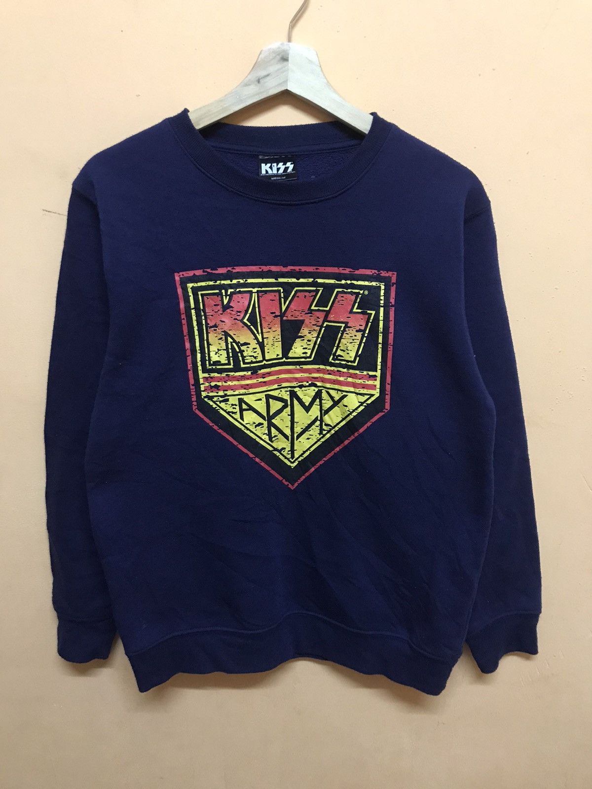 Band Tees × KISS ‼️KISS BAND SWEATSHIRT 2017 army design‼️ Size US S / EU 44-46 / 1 - 1 Thumbnail