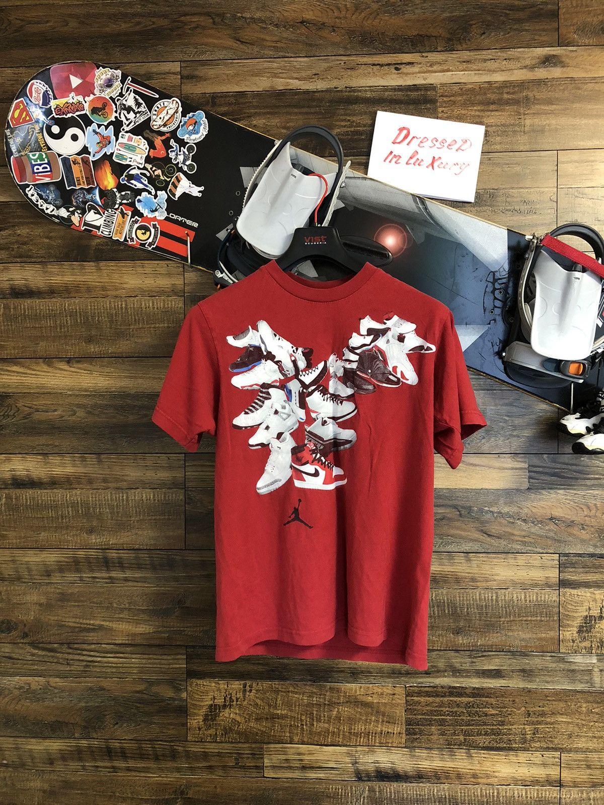 Jordan Brand × Vintage Vintage Jordan T-shirt Size US S / EU 44-46 / 1 - 1 Thumbnail