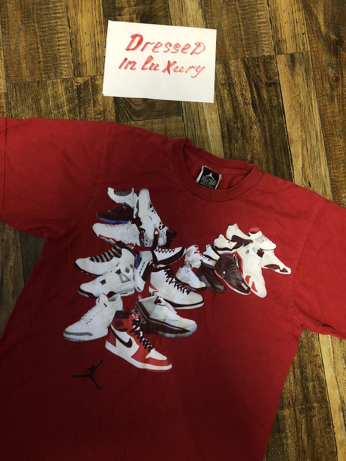 Jordan Brand × Vintage Vintage Jordan T-shirt Size US S / EU 44-46 / 1 - 4 Thumbnail