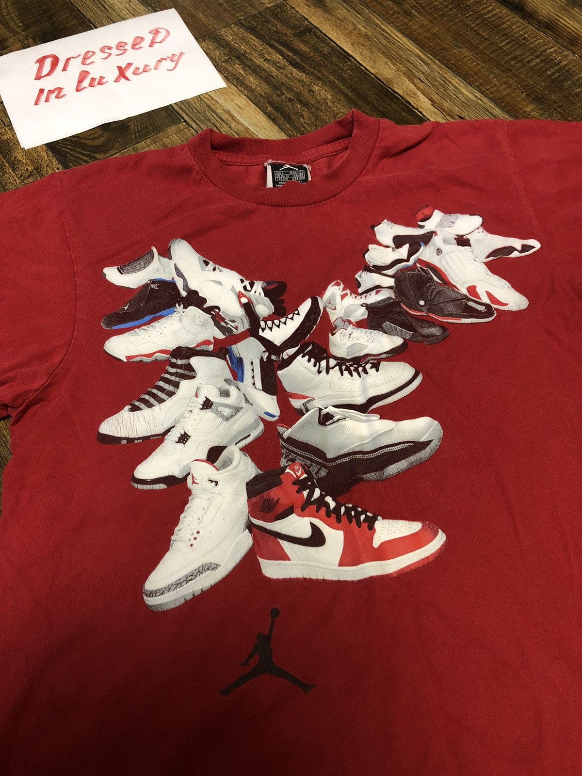 Jordan Brand × Vintage Vintage Jordan T-shirt Size US S / EU 44-46 / 1 - 5 Thumbnail
