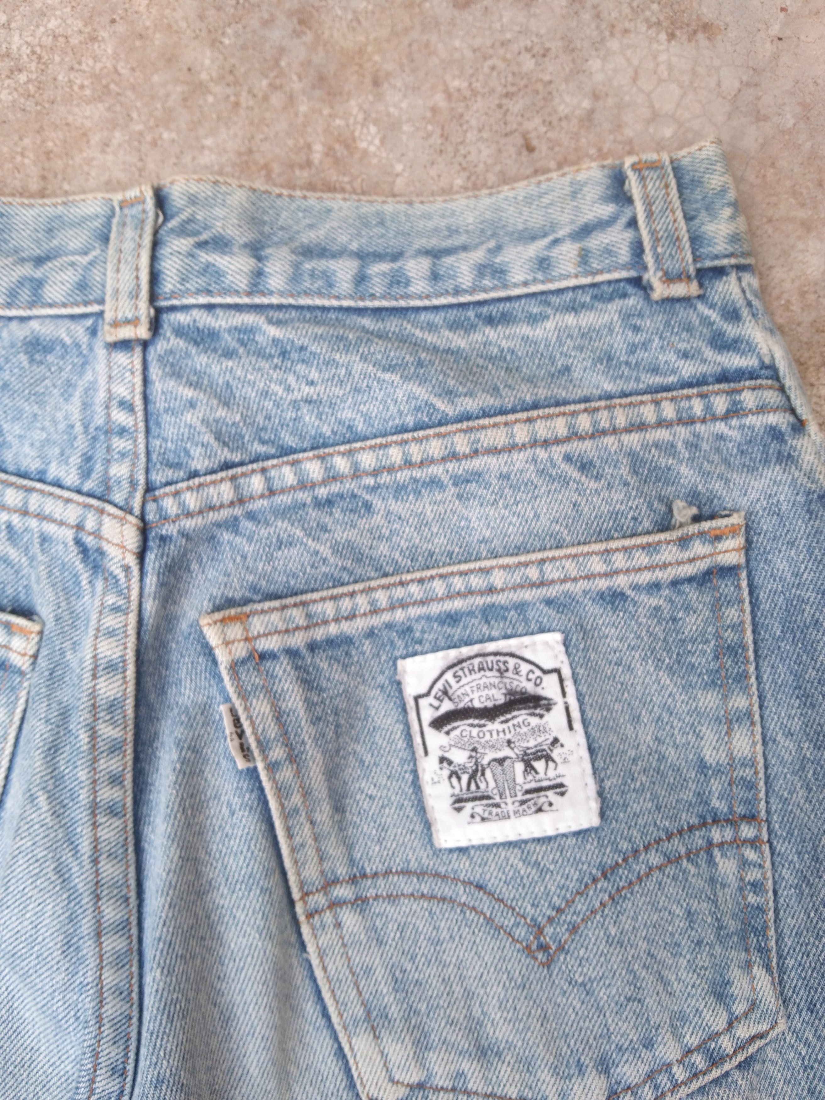 Jean × Levi's × Vintage 80s Vintage Levis Jeans Made In USA Faded Distressed Denim Size US 26 / EU 42 - 4 Thumbnail