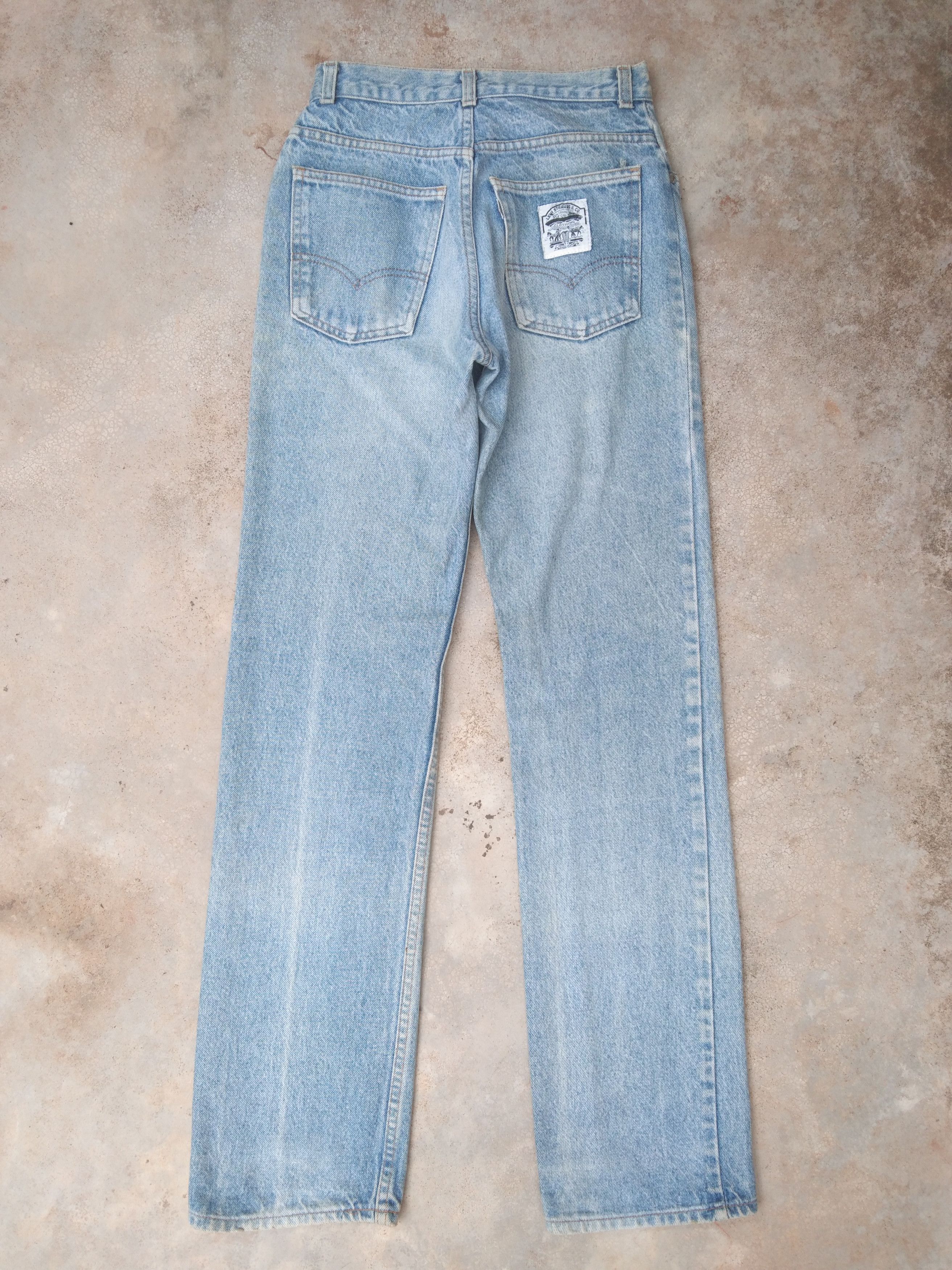 Jean × Levi's × Vintage 80s Vintage Levis Jeans Made In USA Faded Distressed Denim Size US 26 / EU 42 - 2 Thumbnail