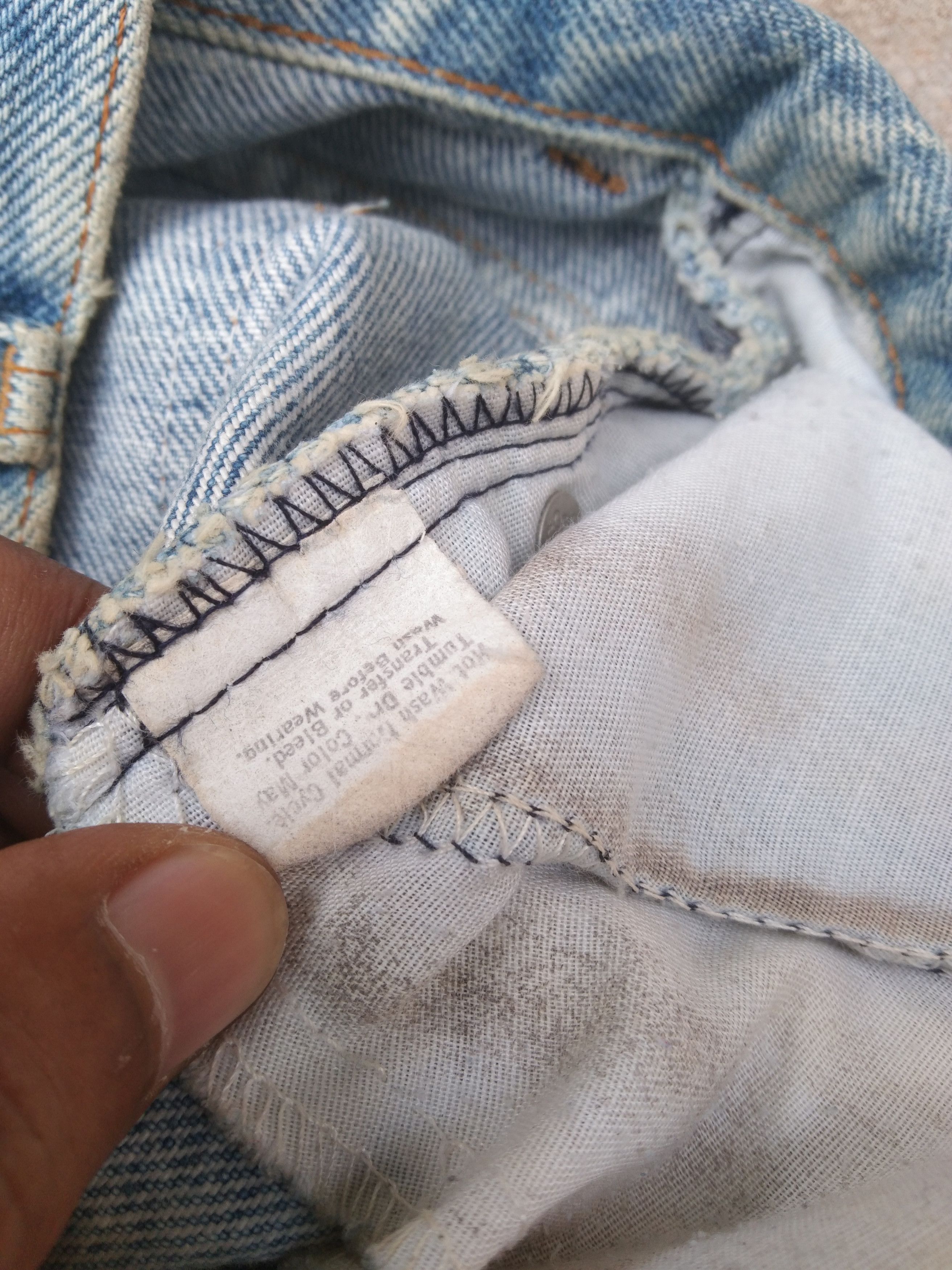 Jean × Levi's × Vintage 80s Vintage Levis Jeans Made In USA Faded Distressed Denim Size US 26 / EU 42 - 8 Thumbnail