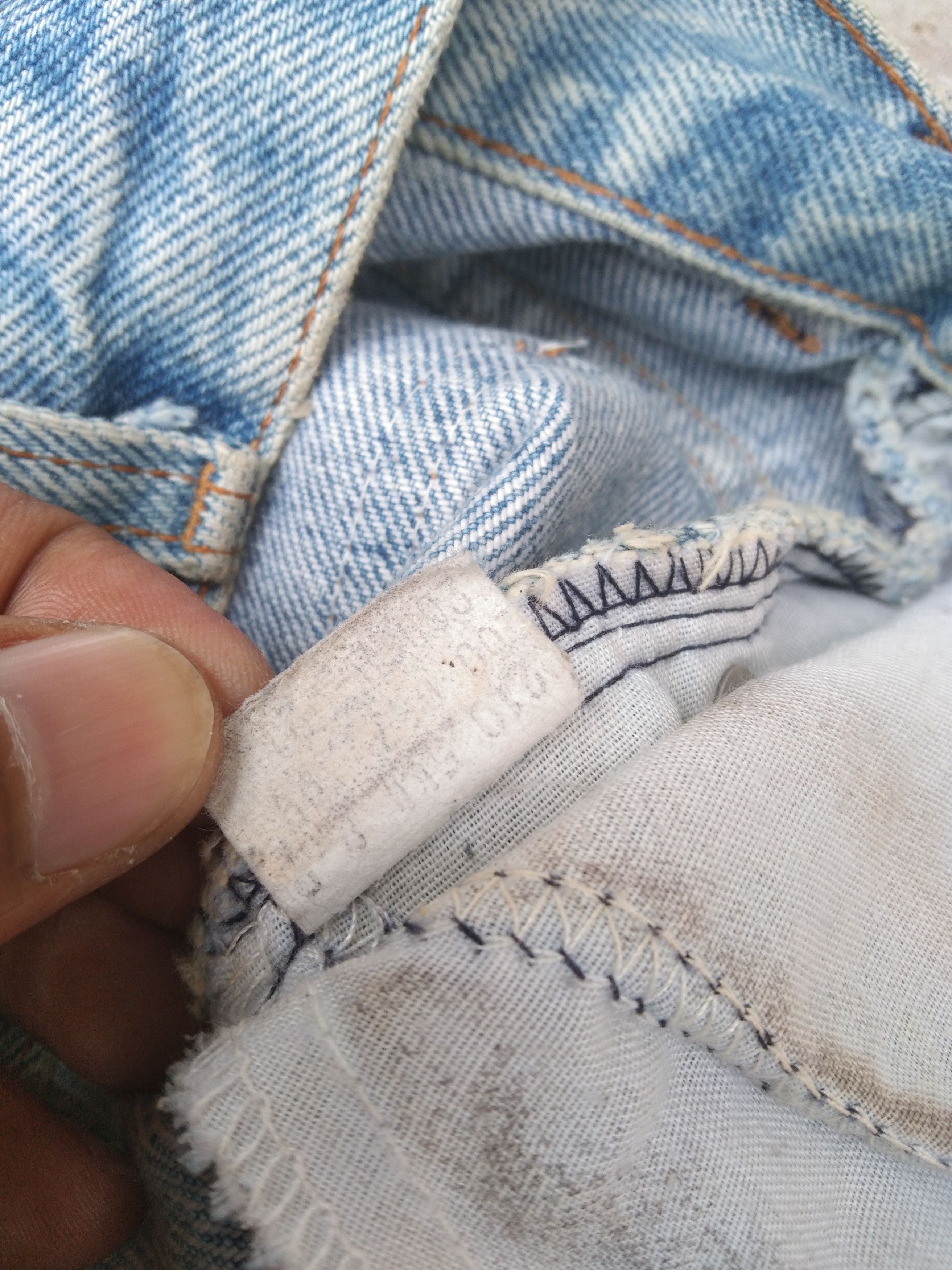 Jean × Levi's × Vintage 80s Vintage Levis Jeans Made In USA Faded Distressed Denim Size US 26 / EU 42 - 9 Thumbnail
