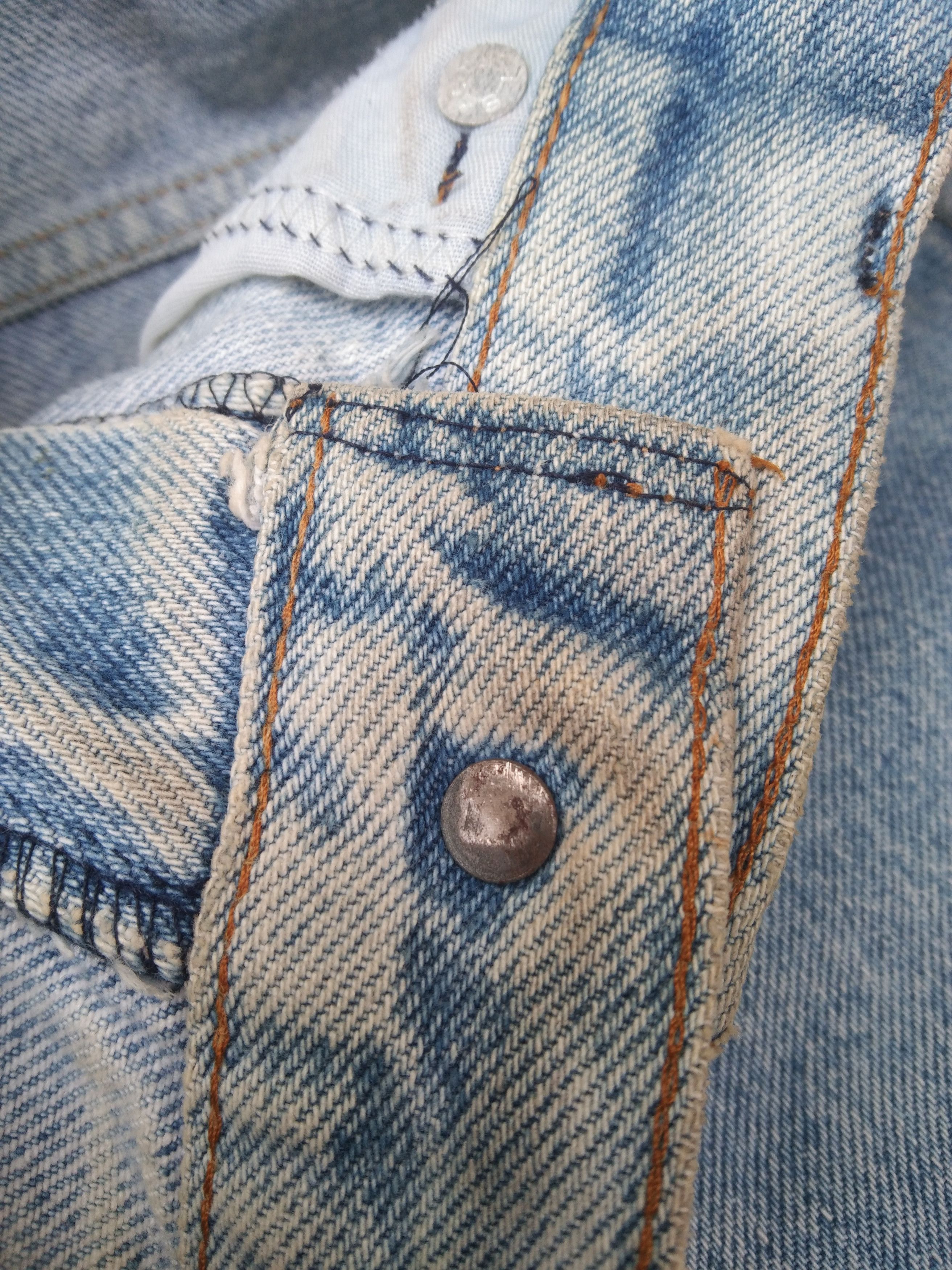 Jean × Levi's × Vintage 80s Vintage Levis Jeans Made In USA Faded Distressed Denim Size US 26 / EU 42 - 7 Thumbnail