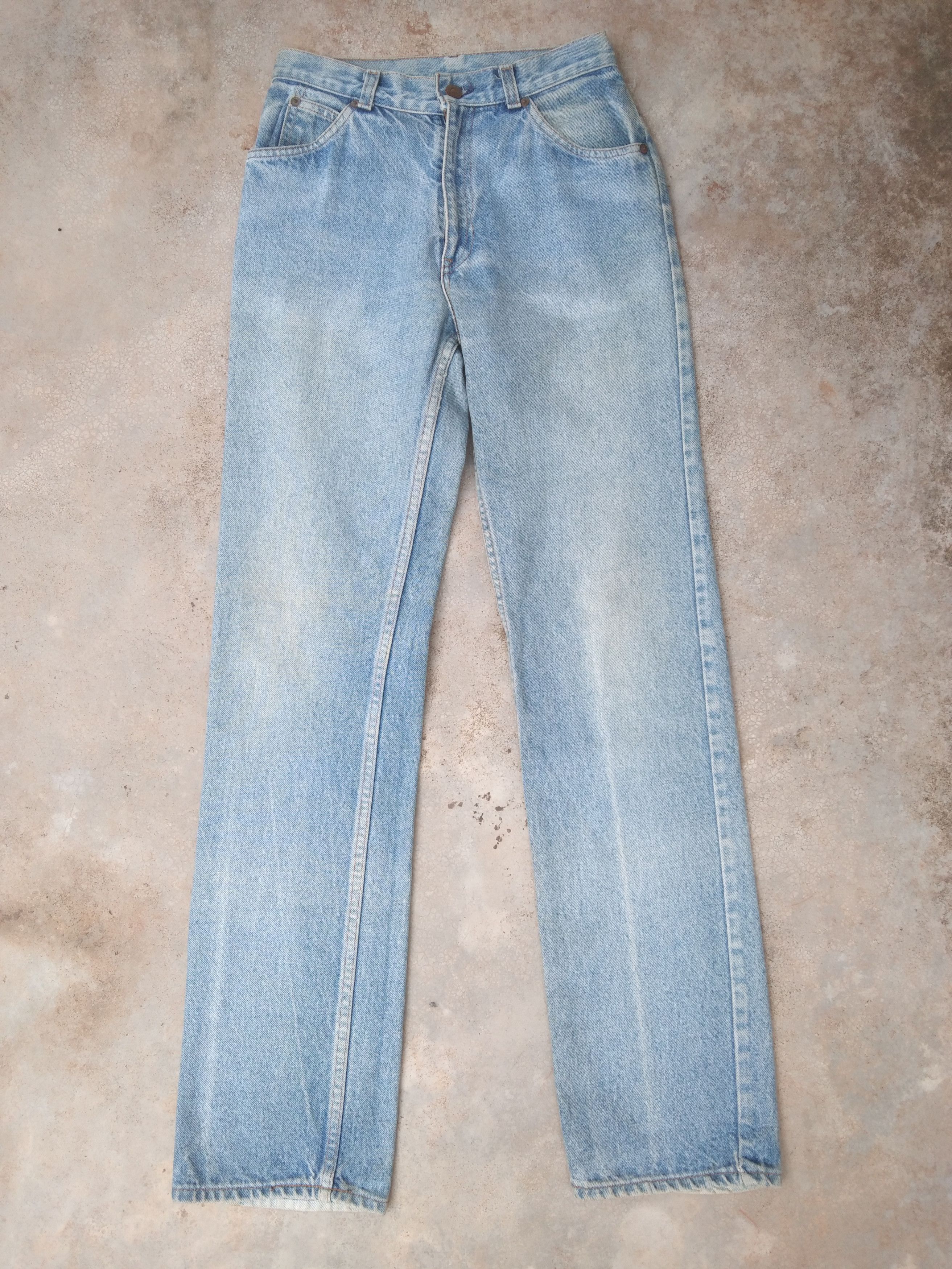 image of 80's Vintage Levi's Jeans Made In Usa Faded Light Wash Denim, Men's (Size 26)