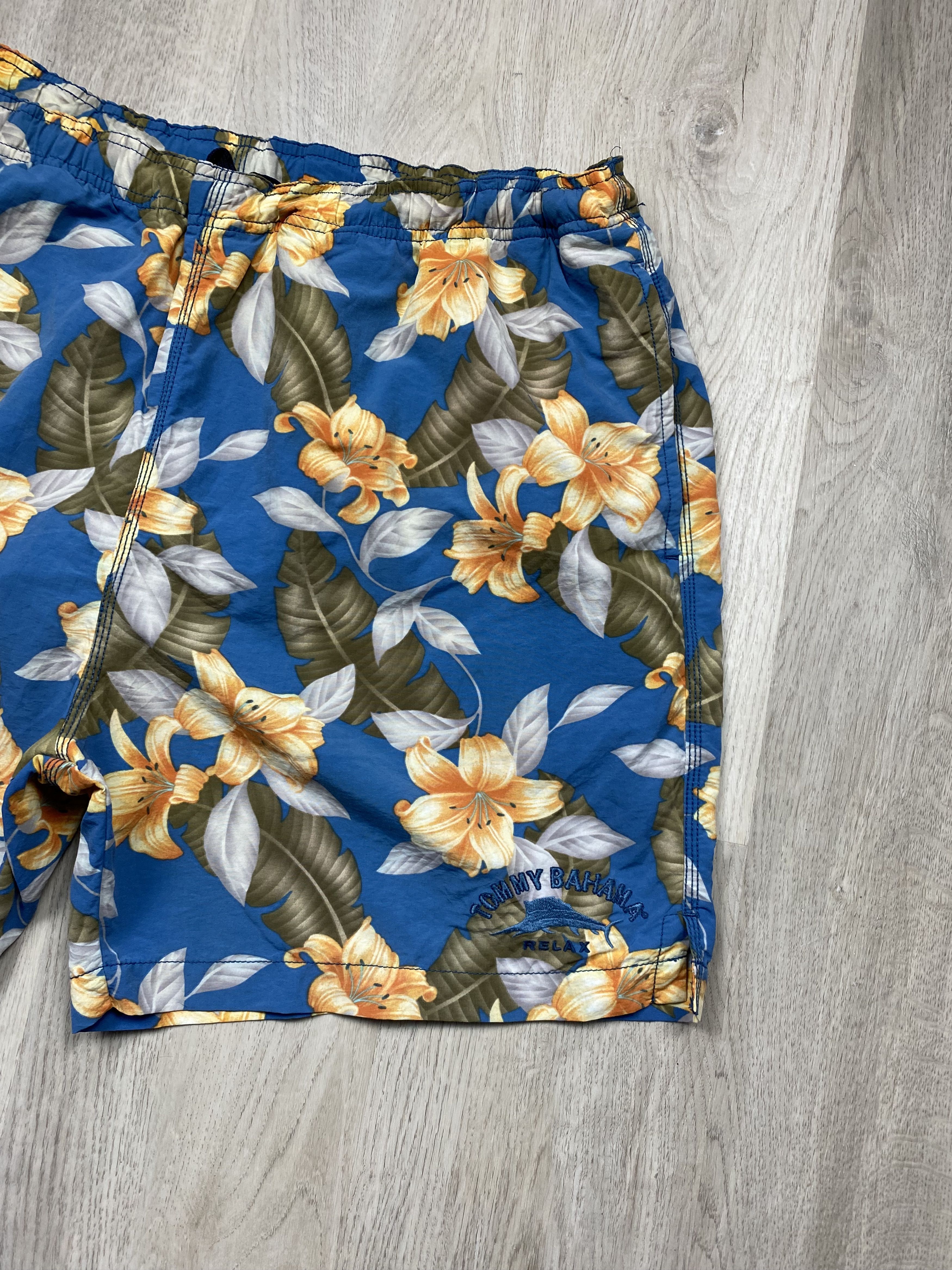 Tommy Bahama Tommy Bahama Relax Vintage Hawaiian Nylon Shorts Y2K Size US 36 / EU 52 - 2 Thumbnail