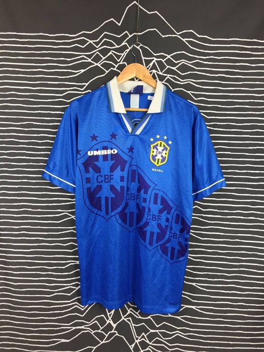 BRAZIL 1994 1995 HOME SHIRT BRASIL FOOTBALL SOCCER JERSEY UMBRO MENS SIZE  XL