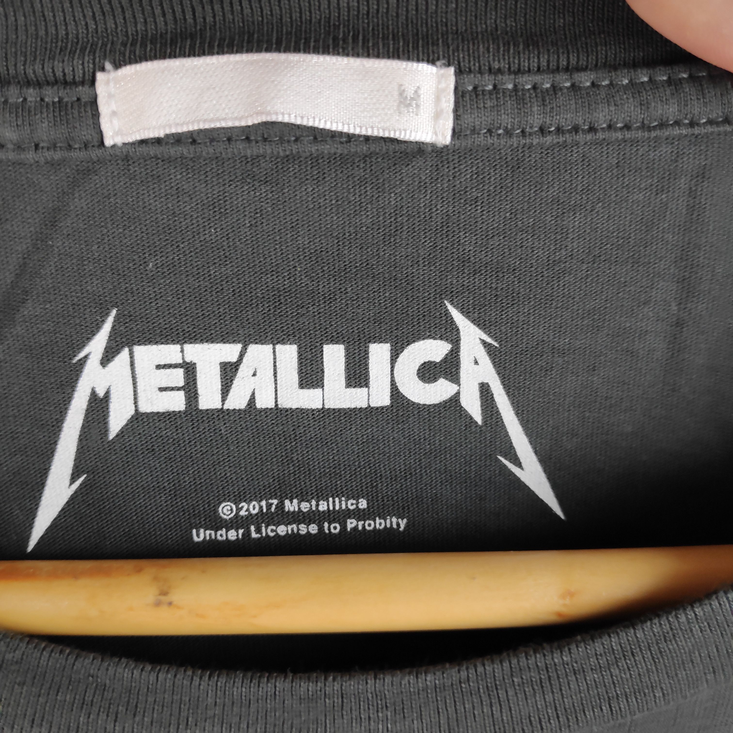 Band Tees Metallica Ride The Lightning Skeleton Tee Size US M / EU 48-50 / 2 - 4 Thumbnail
