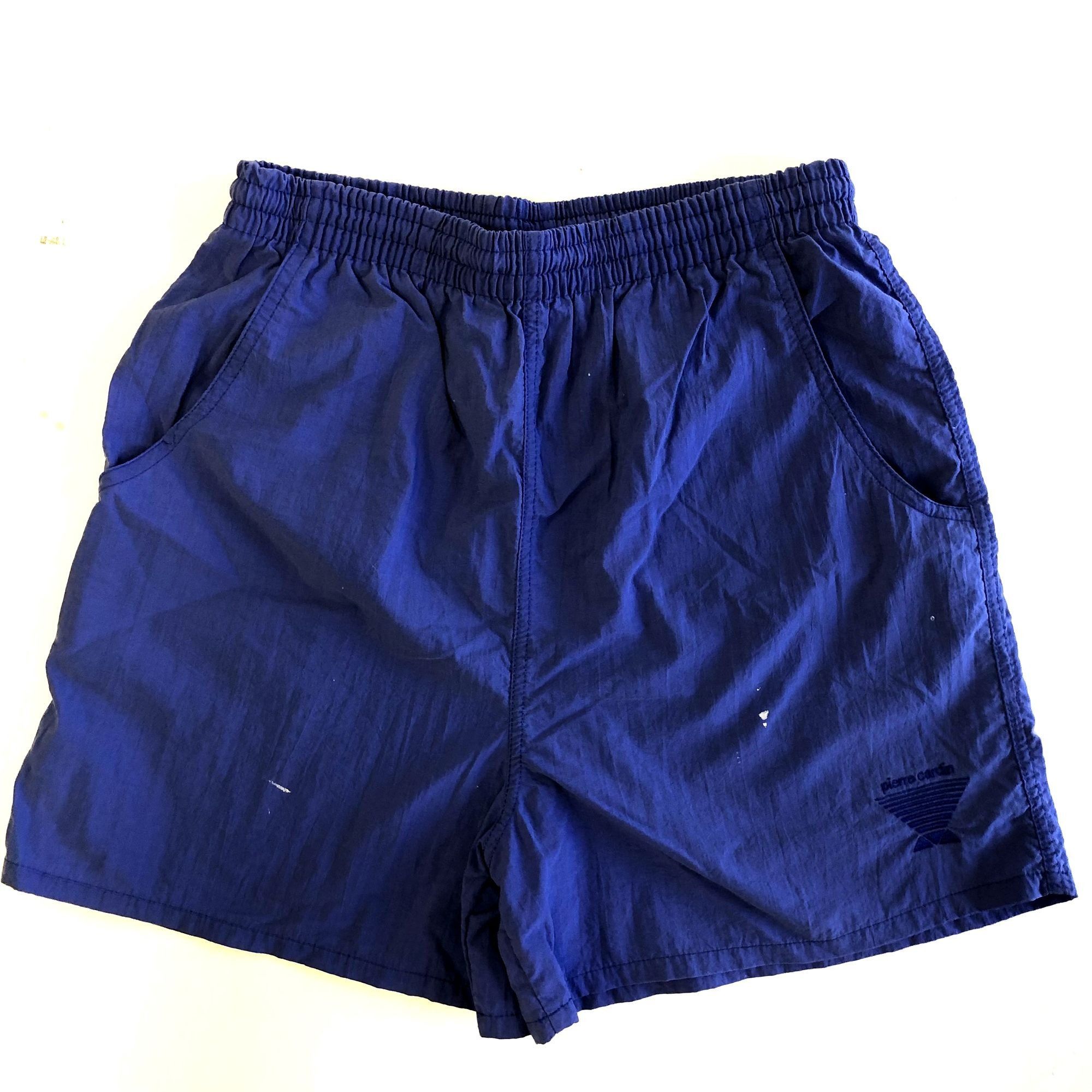 80's Pierre Cardin LOGONylon ATHLETIC Gym Workout Shorts S