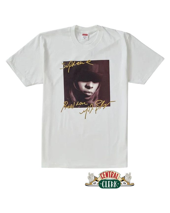 image of Supreme Mary J. Blige Tee in White, Men's (Size Medium)