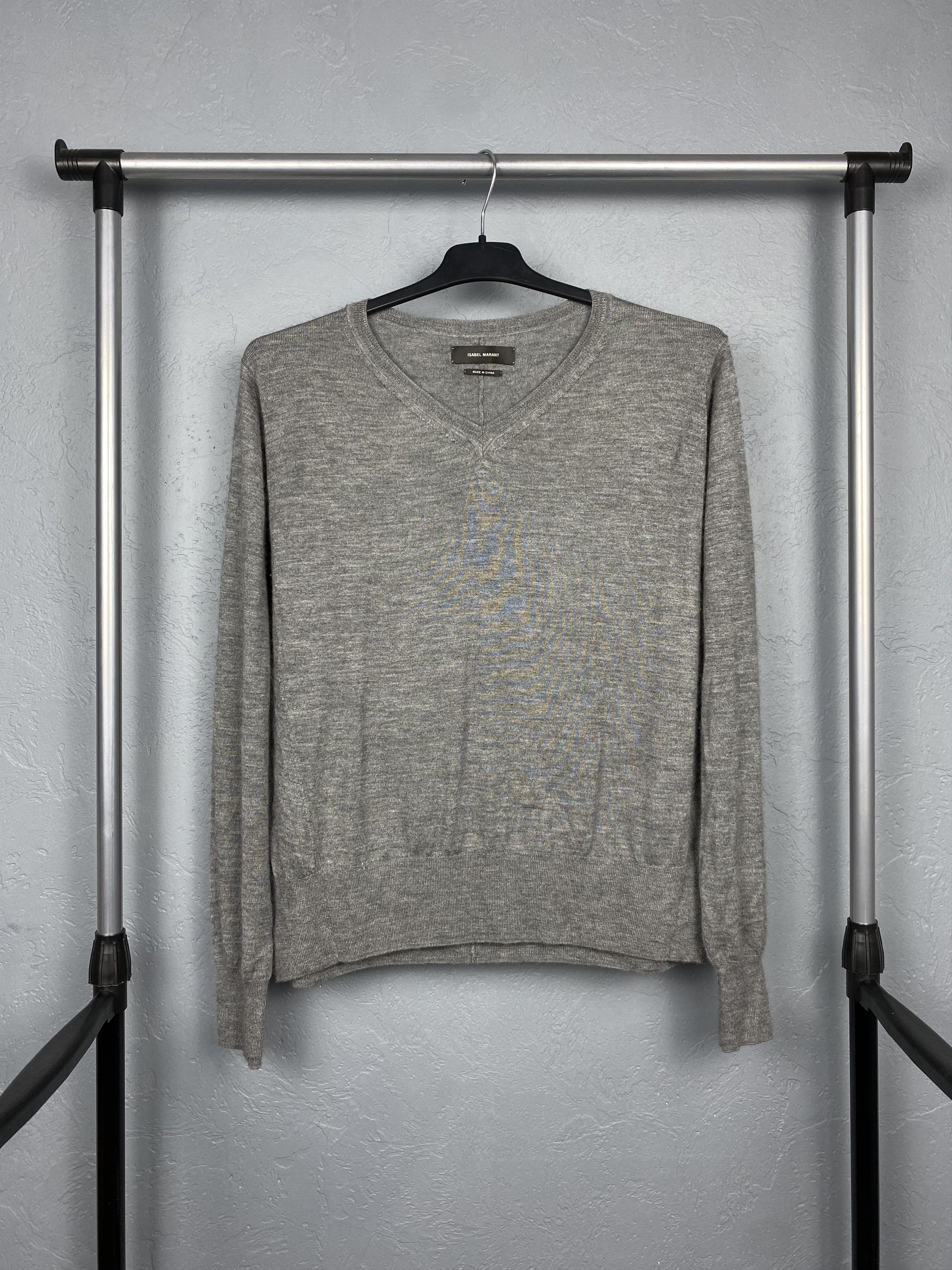 Isabel Marant Isabel Marant Womens Cashmere Silk V-Neck Sweater Size S / US 4 / IT 40 - 1 Thumbnail