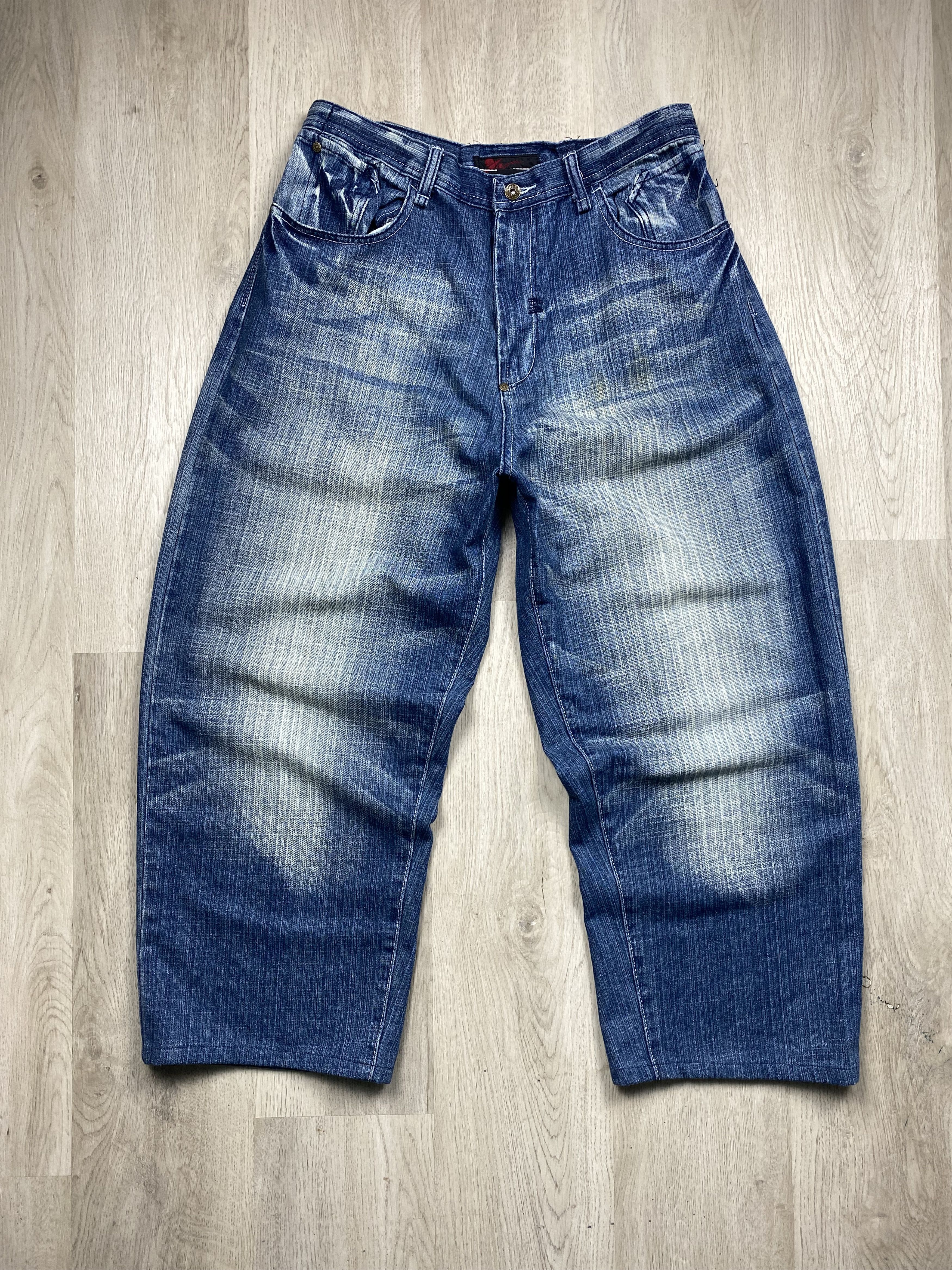 If Six Was Nine Yalong Vintage Baggy Rap Pants Jeans Y2K Size US 34 / EU 50 - 4 Thumbnail