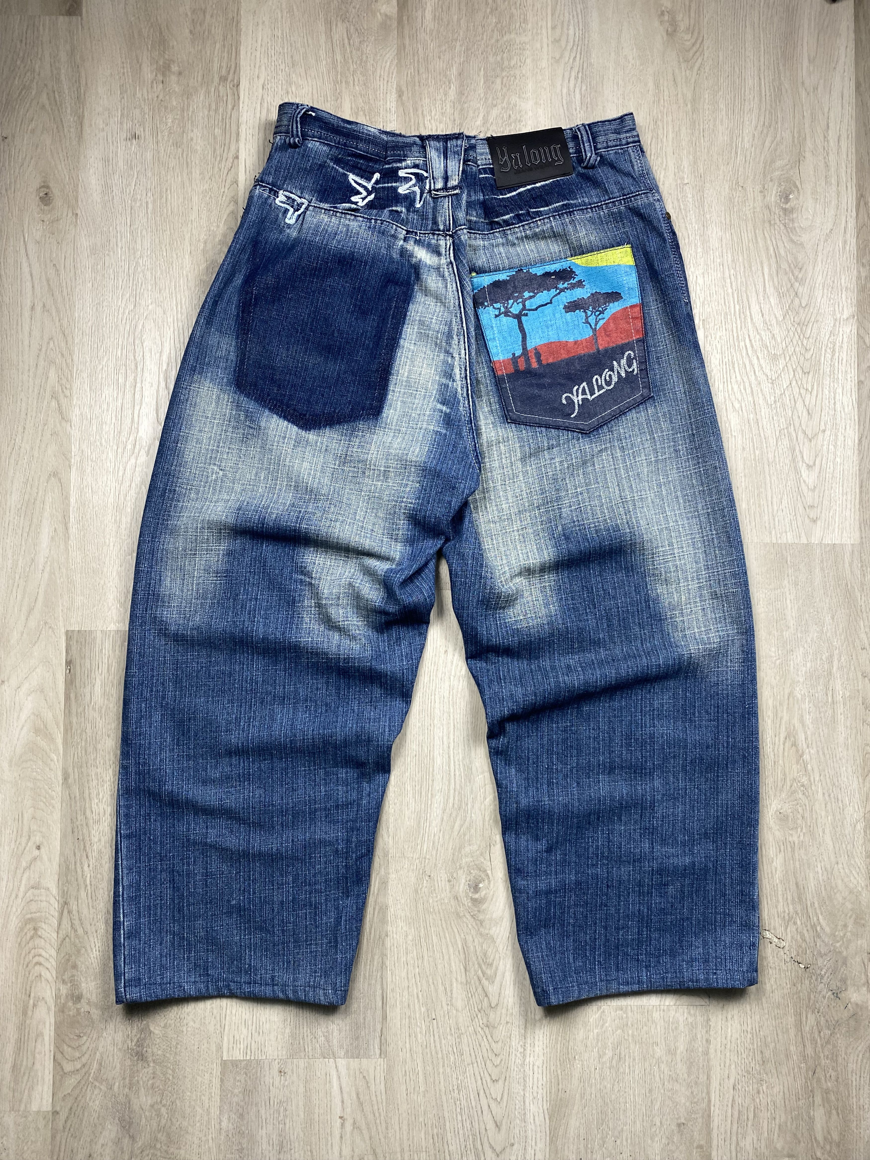 If Six Was Nine Yalong Vintage Baggy Rap Pants Jeans Y2K Size US 34 / EU 50 - 1 Thumbnail