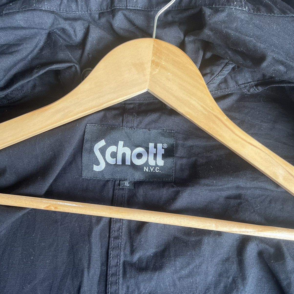 Schott × Vintage Vintage Schott NYC Hooded Cape Size US XL / EU 56 / 4 - 5 Thumbnail