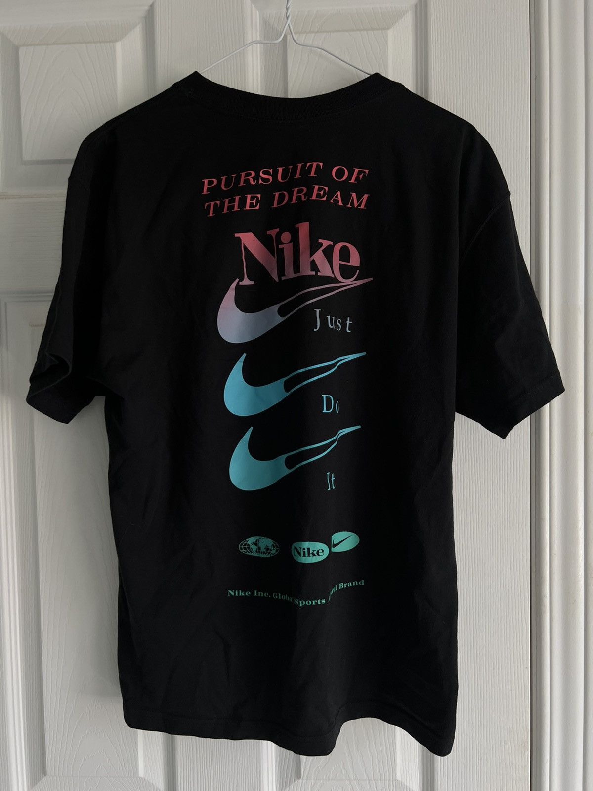 Nike × Vintage VINTAGE Nike Swoosh Tee Size US S / EU 44-46 / 1 - 3 Thumbnail
