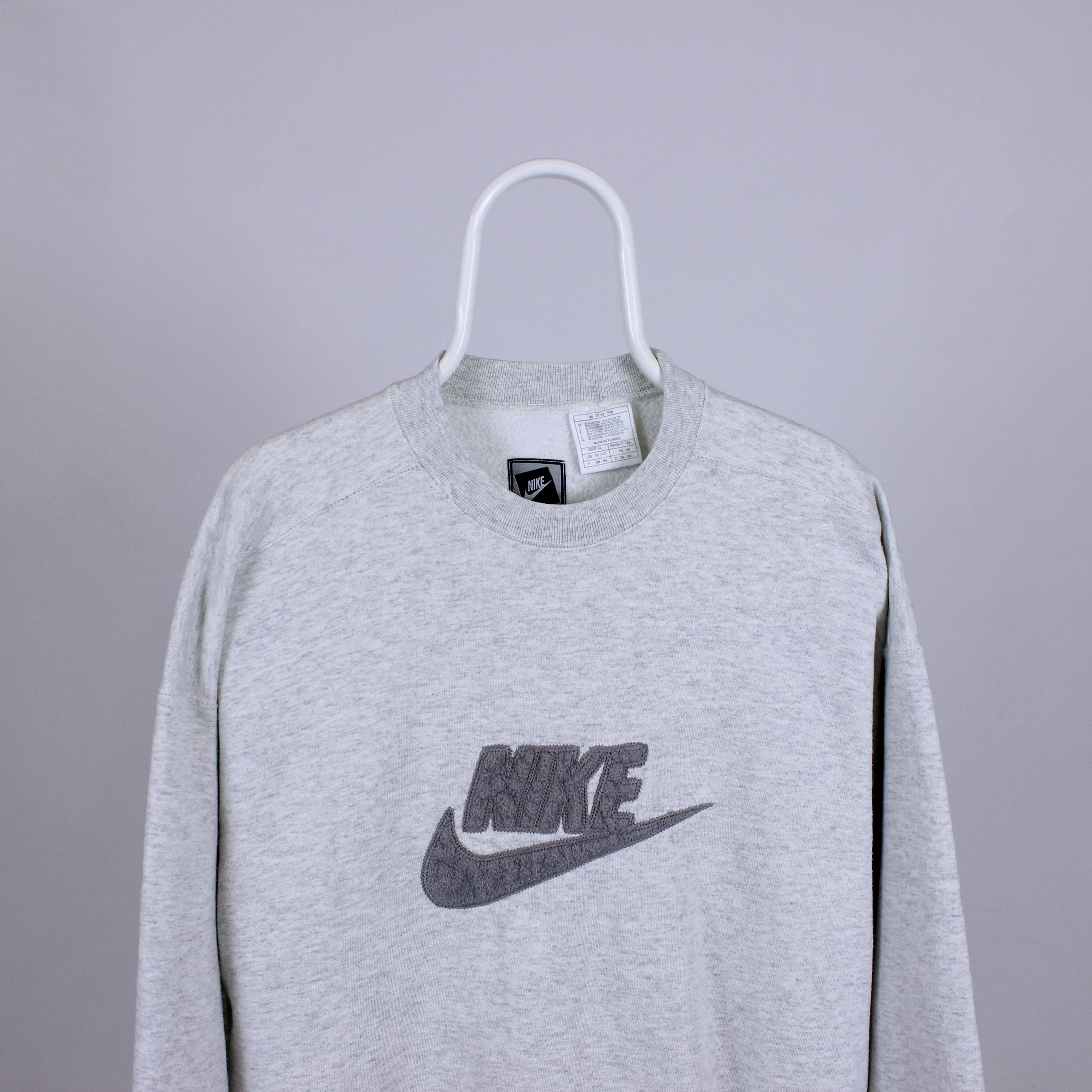 Nike Vintage nike big logo sweatshirt rare legit Size US XL / EU 56 / 4 - 5 Thumbnail