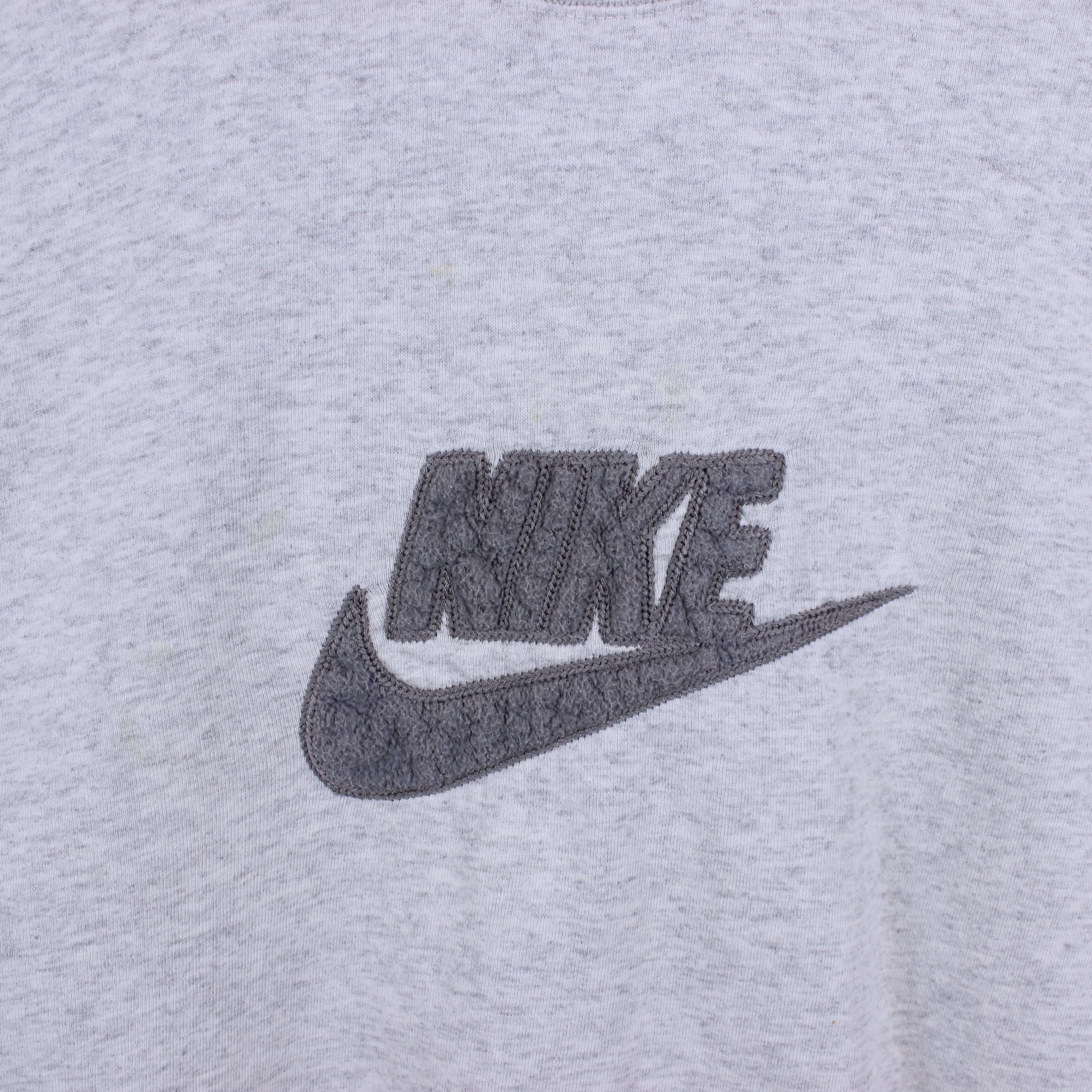 Nike Vintage nike big logo sweatshirt rare legit Size US XL / EU 56 / 4 - 3 Thumbnail