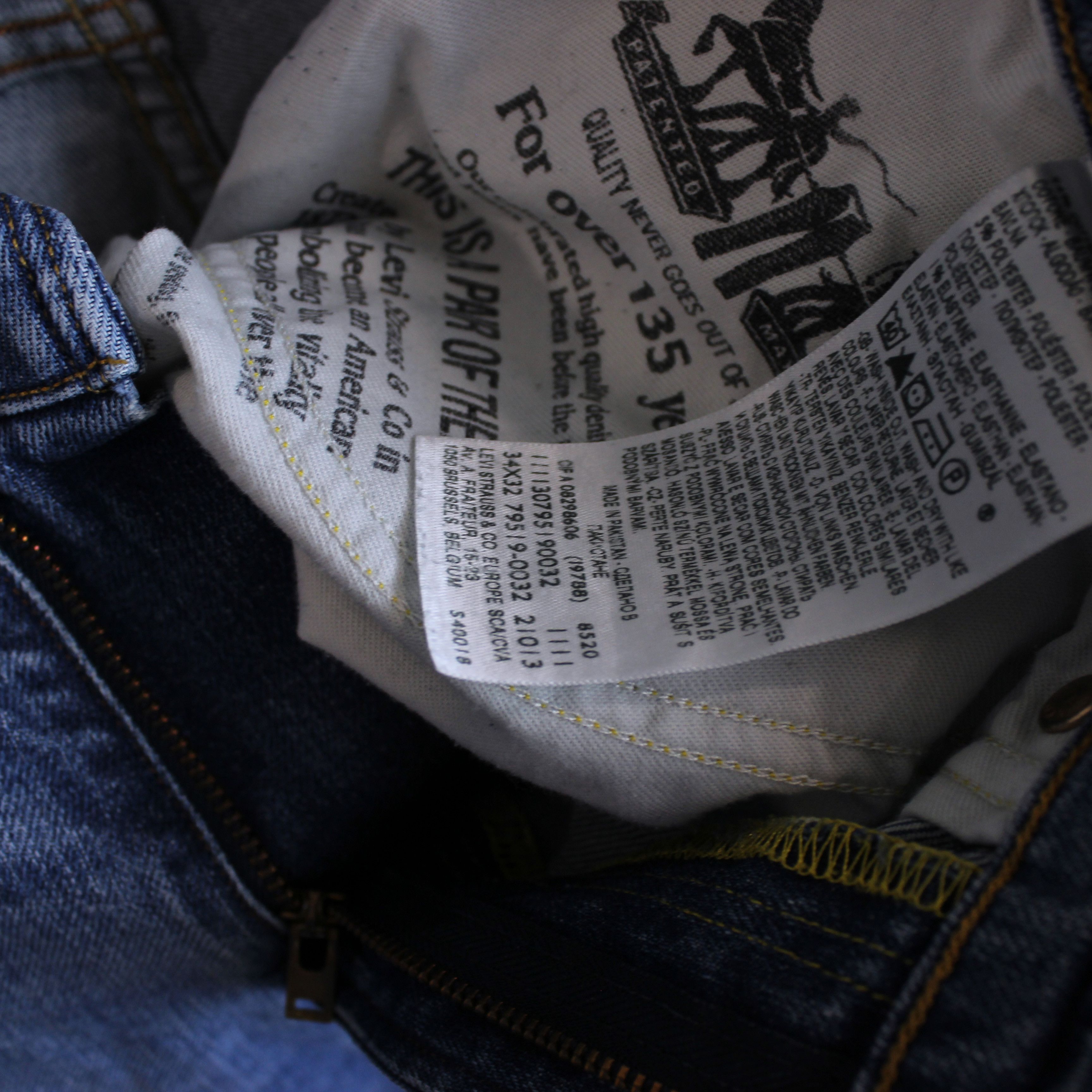 Levi's Vintage Levis jeans 34 32 rare denim Size US 34 / EU 50 - 8 Thumbnail