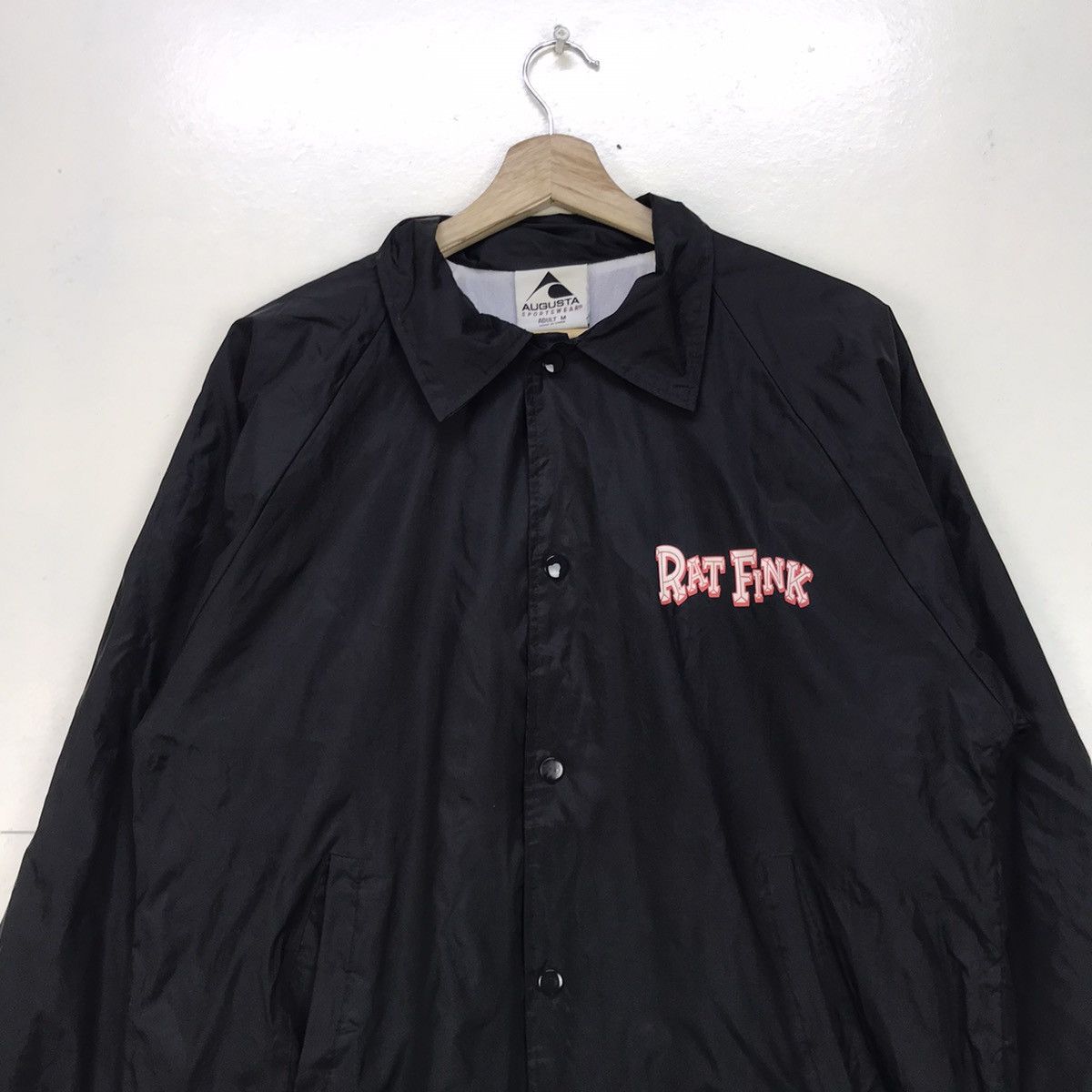 Augusta Sportswear Rat Fink 2013 Ed ‘Big Daddy’ Roth Big Logo Coach Jacket Size US S / EU 44-46 / 1 - 10 Thumbnail