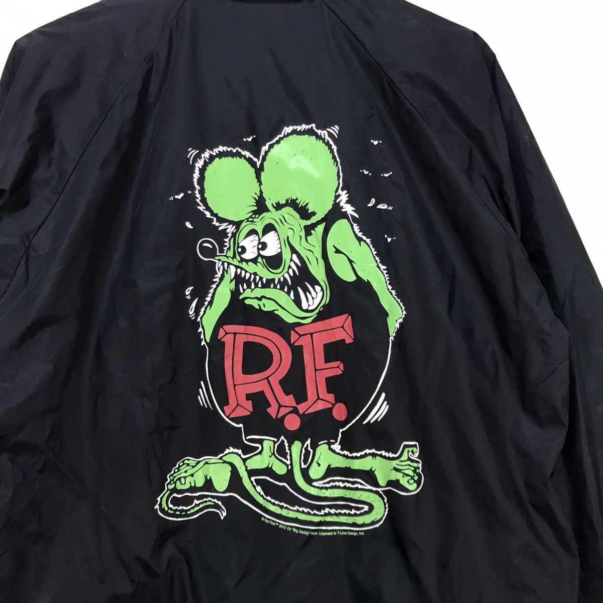 Augusta Sportswear Rat Fink 2013 Ed ‘Big Daddy’ Roth Big Logo Coach Jacket Size US S / EU 44-46 / 1 - 12 Thumbnail