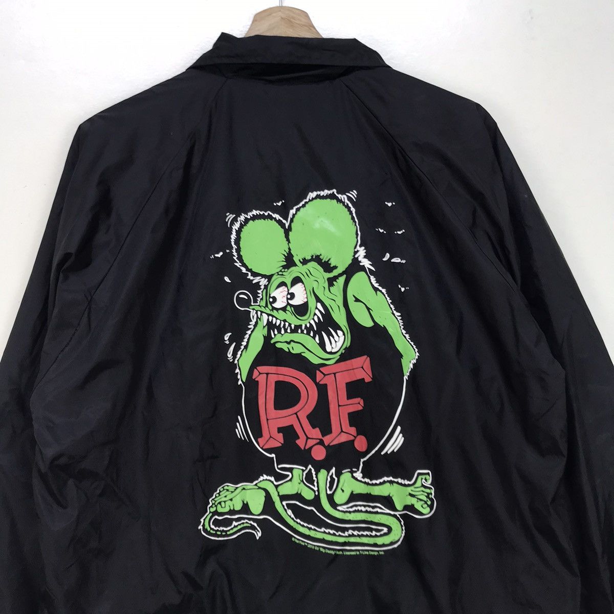 Augusta Sportswear Rat Fink 2013 Ed ‘Big Daddy’ Roth Big Logo Coach Jacket Size US S / EU 44-46 / 1 - 9 Thumbnail