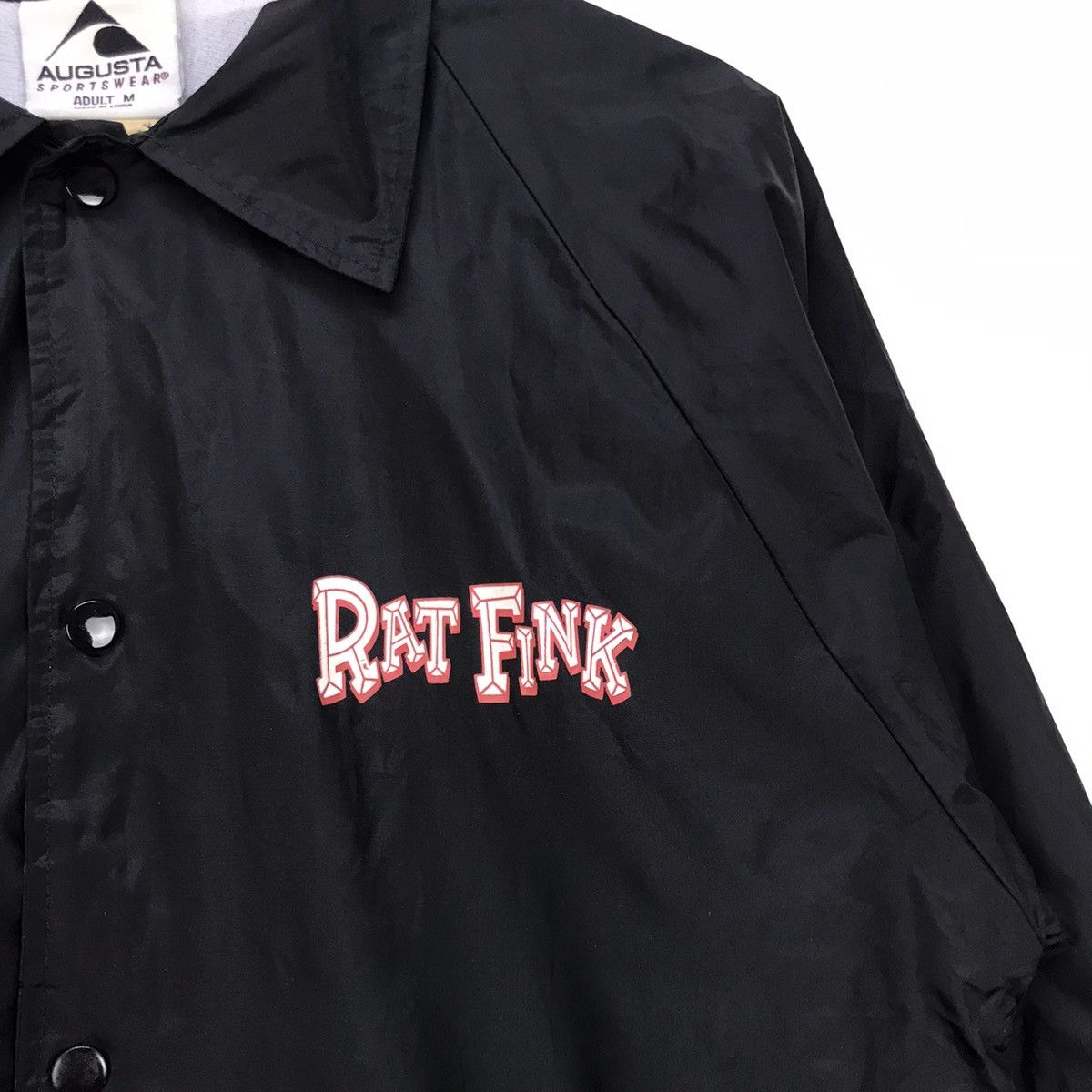 Augusta Sportswear Rat Fink 2013 Ed ‘Big Daddy’ Roth Big Logo Coach Jacket Size US S / EU 44-46 / 1 - 7 Thumbnail
