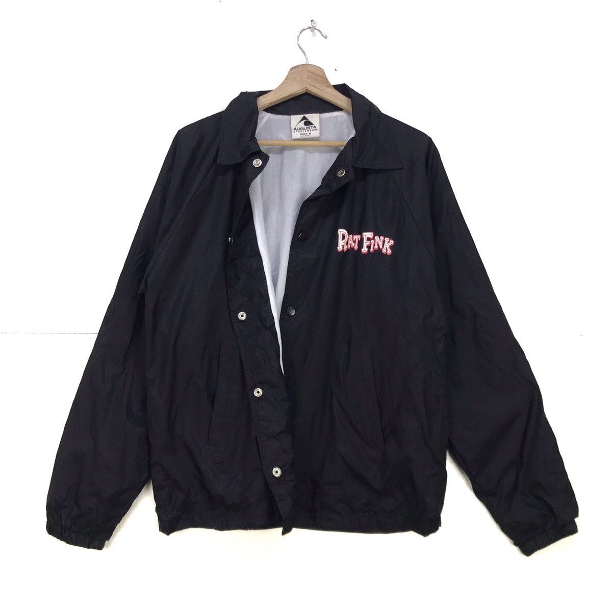 Augusta Sportswear Rat Fink 2013 Ed ‘Big Daddy’ Roth Big Logo Coach Jacket Size US S / EU 44-46 / 1 - 3 Thumbnail