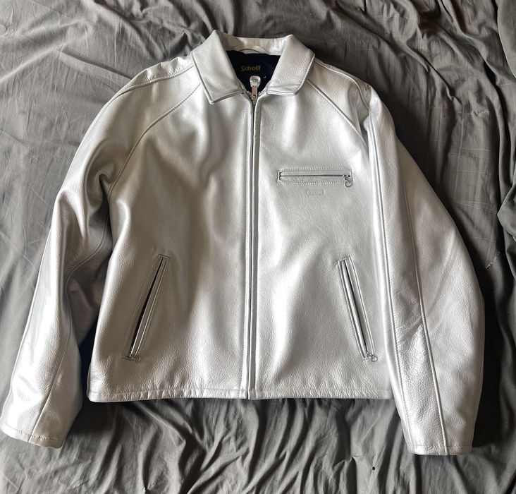 Supreme Supreme Schott Leather Racer Jacket | Grailed