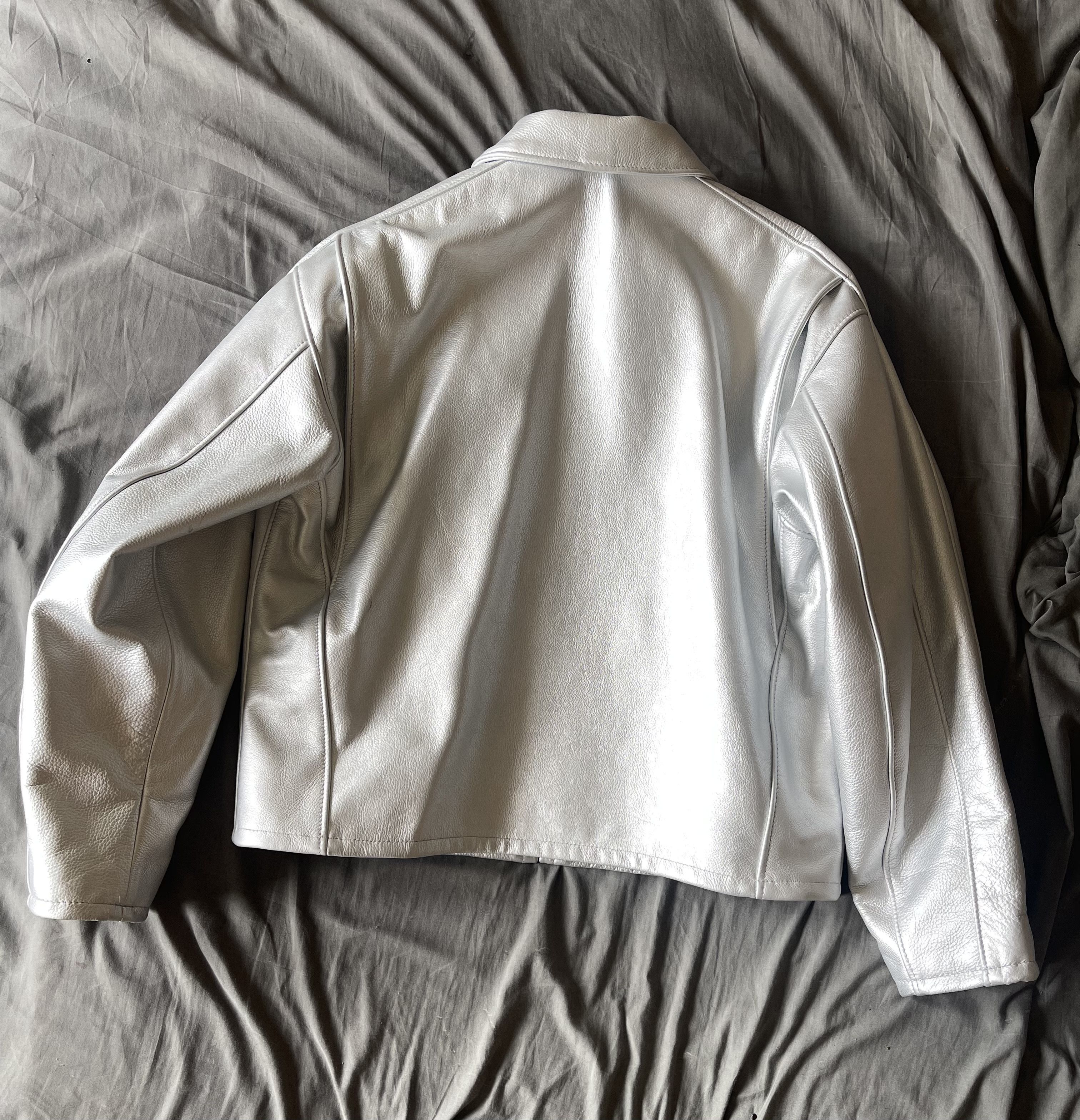 Schott × Supreme Supreme Schott Leather Racer Jacket Size US L / EU 52-54 / 3 - 8 Thumbnail