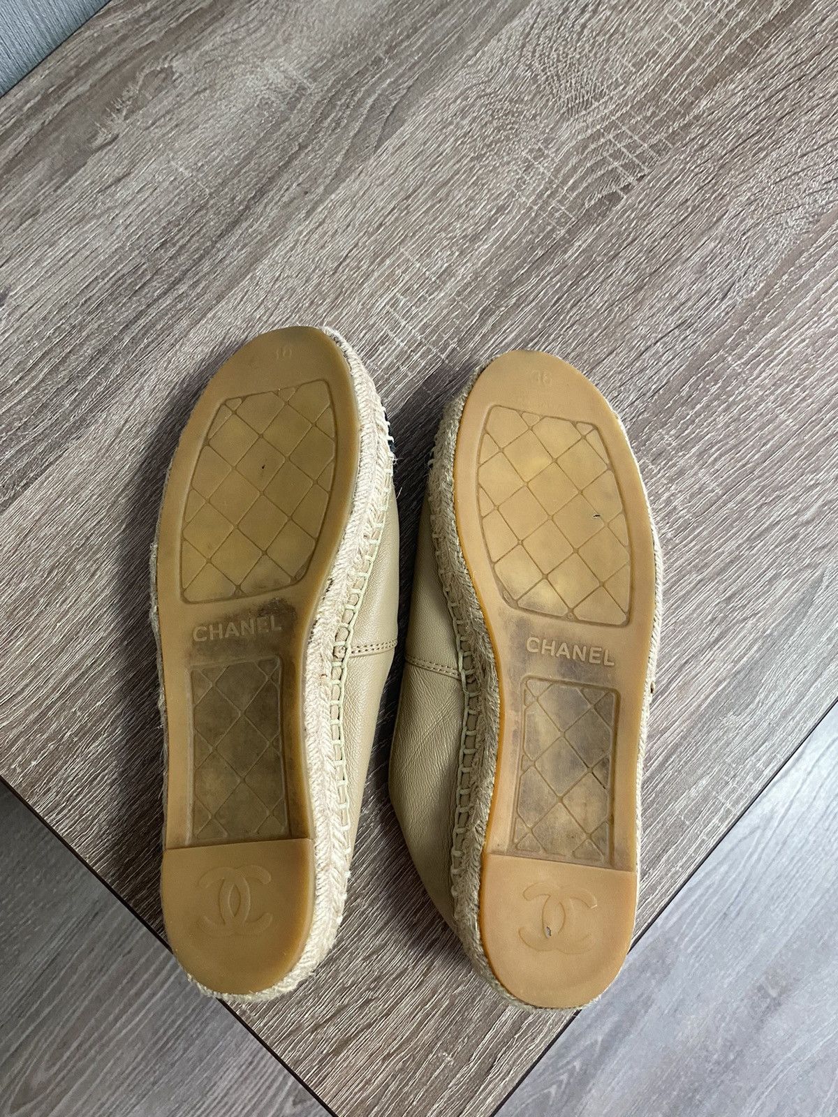 Chanel Chanel Beige Loafers Size US 6 / IT 36 - 4 Thumbnail