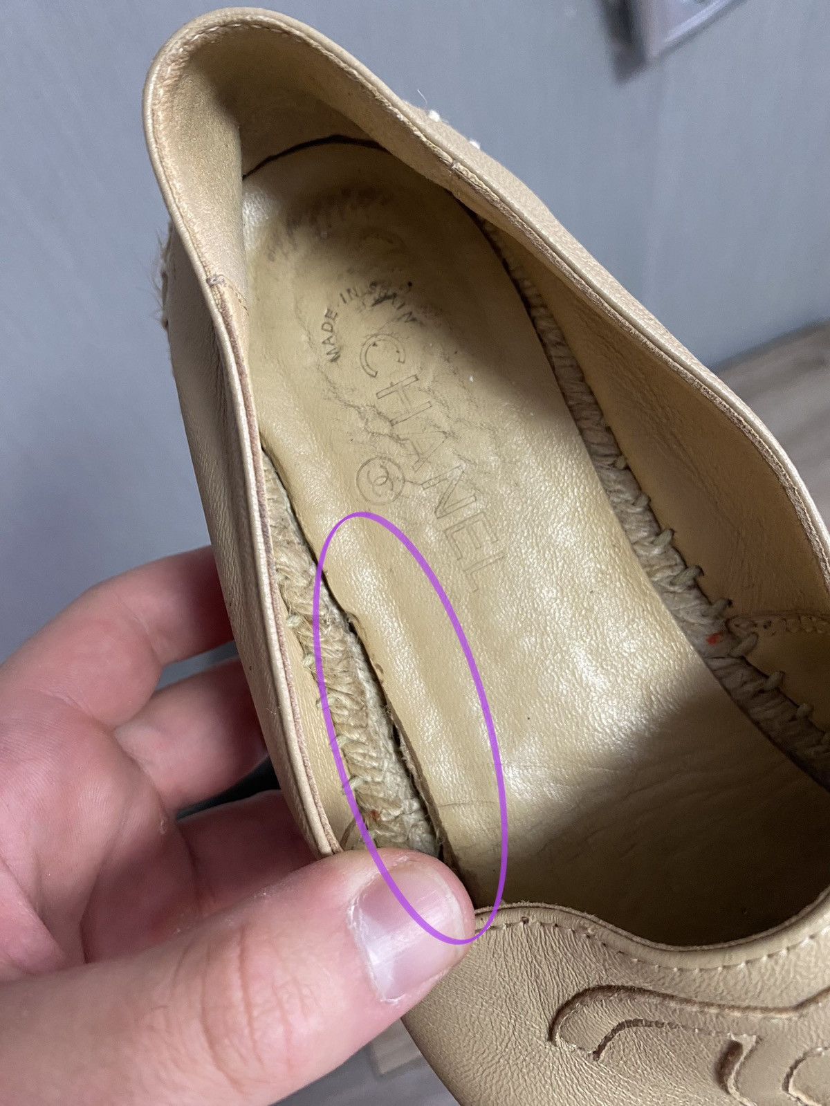 Chanel Chanel Beige Loafers Size US 6 / IT 36 - 11 Thumbnail
