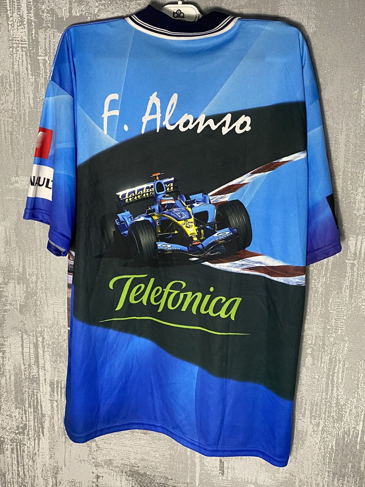 Formula 1 × Vintage Vintage Formula One Renault F.Alonso Shirt Full Print Size US L / EU 52-54 / 3 - 2 Thumbnail