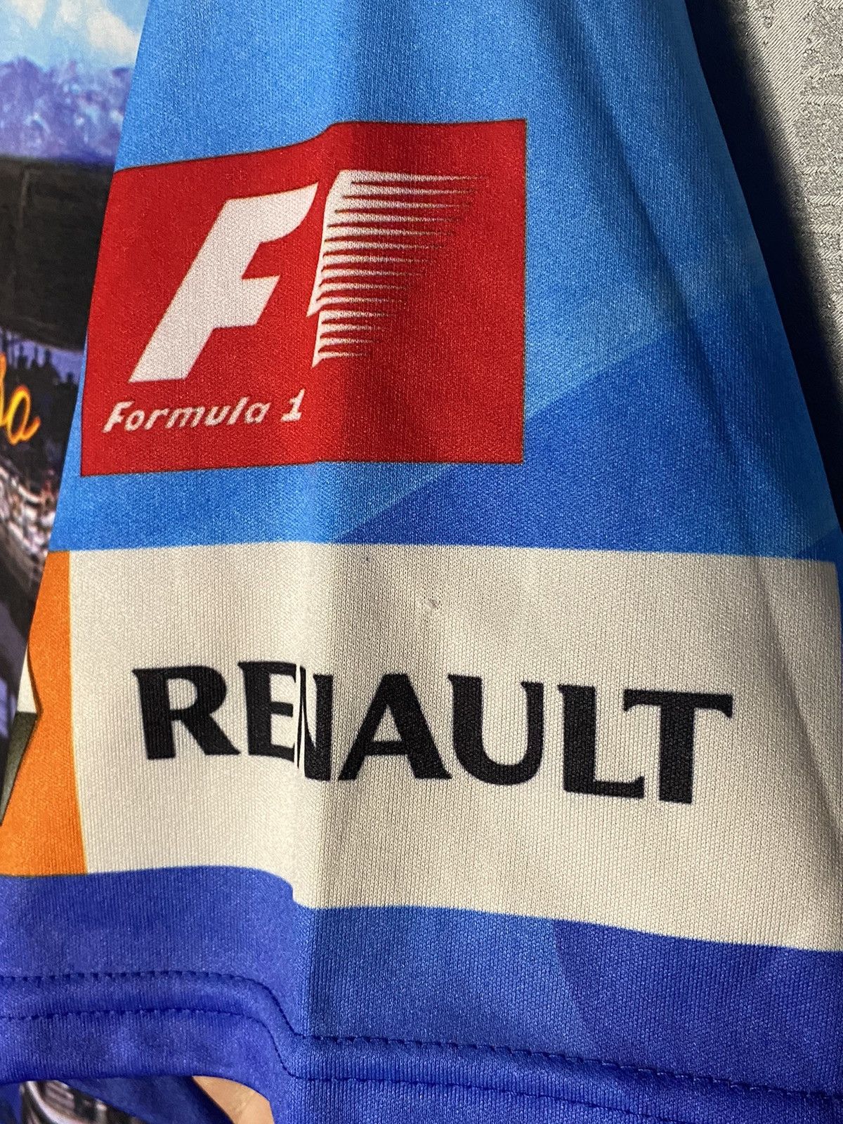 Formula 1 × Vintage Vintage Formula One Renault F.Alonso Shirt Full Print Size US L / EU 52-54 / 3 - 3 Thumbnail