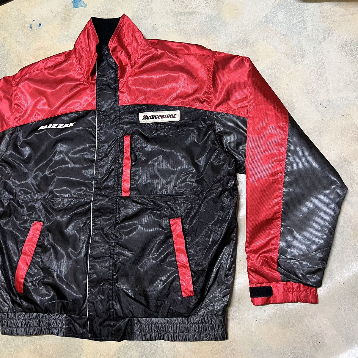 Sports Specialties Vintage Bridgestone Blizzak Big Logo Racing Jacket Size US L / EU 52-54 / 3 - 3 Thumbnail
