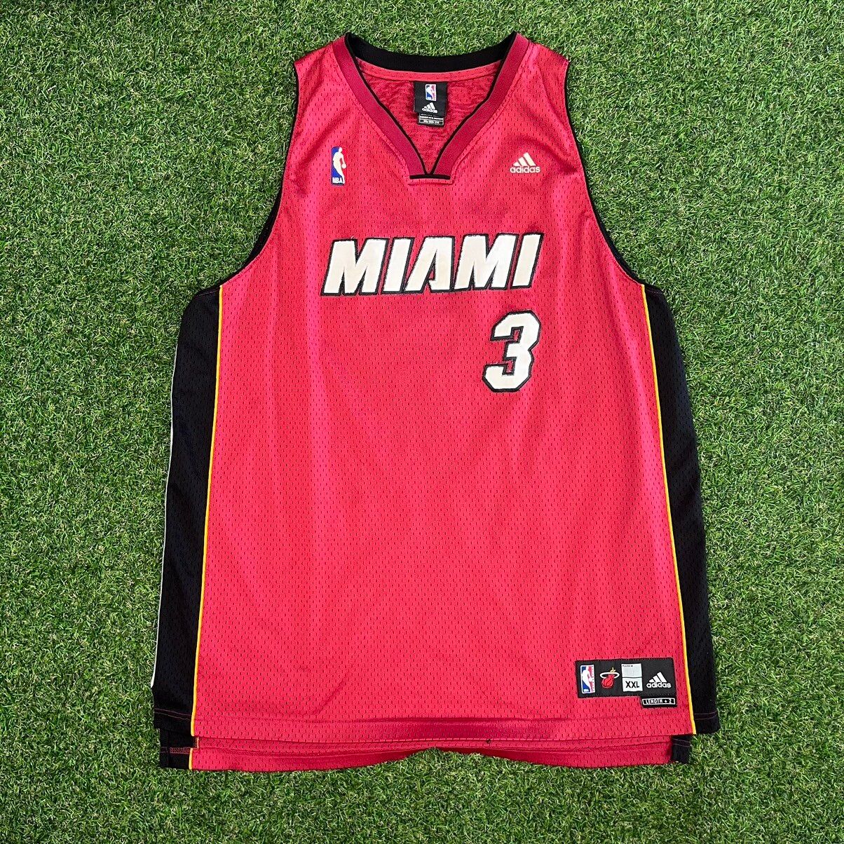 Adidas Miami Heat Dwyane Wade #3 Jersey Size US XXL / EU 58 / 5 - 1 Preview