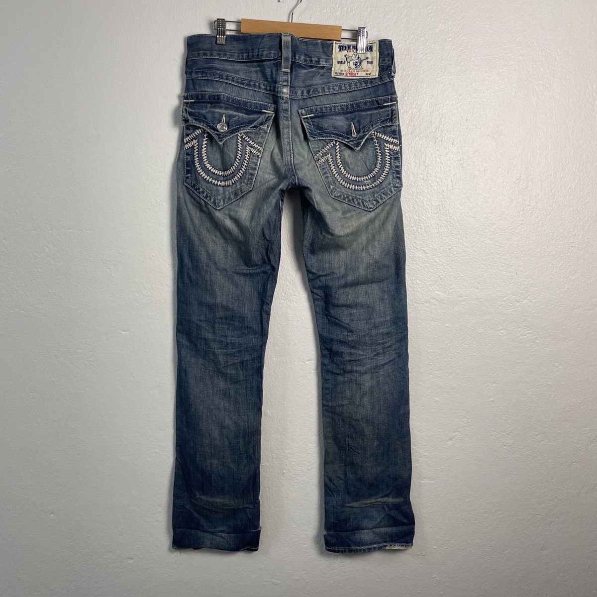 True Religion Vintage True Religion Distressed Denim Size US 33 - 8 Thumbnail