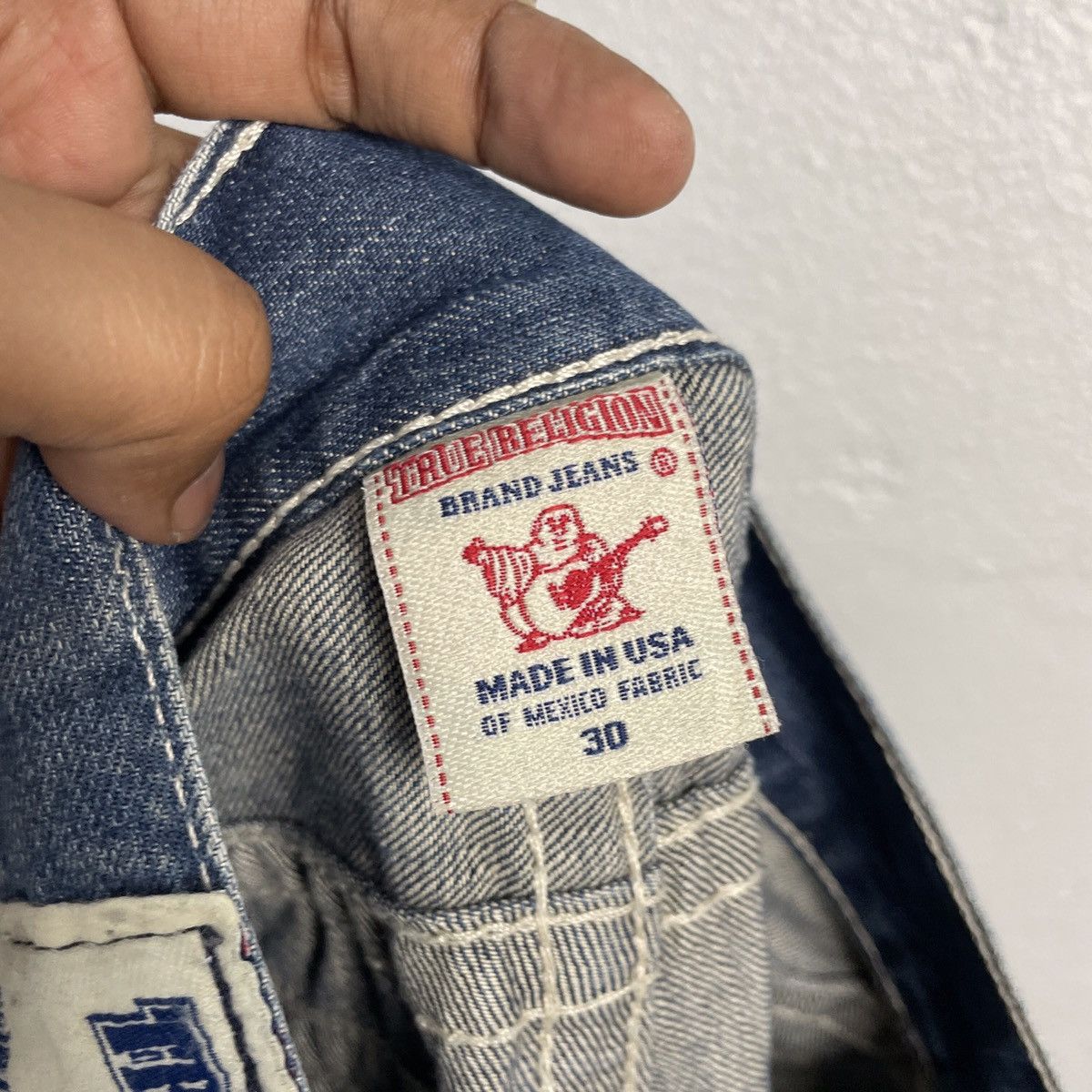 True Religion Vintage True Religion Distressed Denim Size US 33 - 5 Thumbnail
