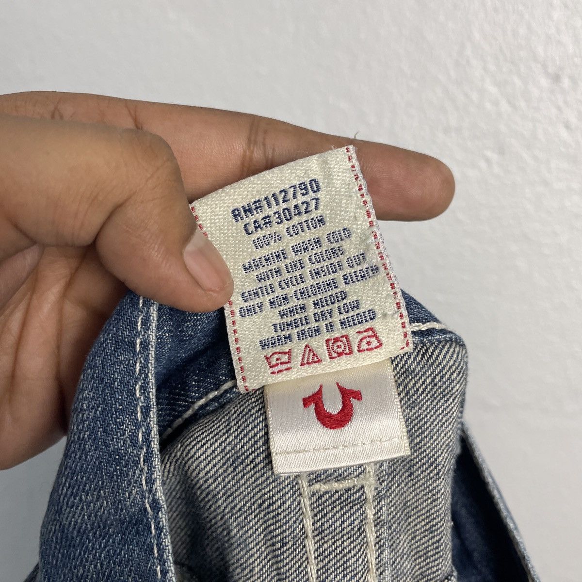 True Religion Vintage True Religion Distressed Denim Size US 33 - 6 Thumbnail