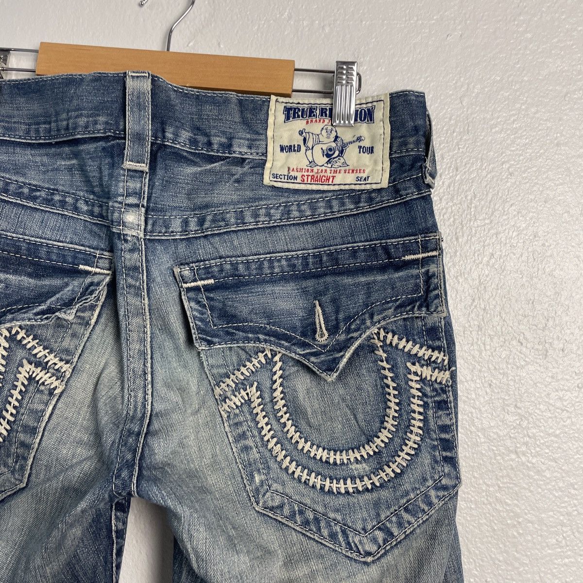 True Religion Vintage True Religion Distressed Denim Size US 33 - 9 Thumbnail