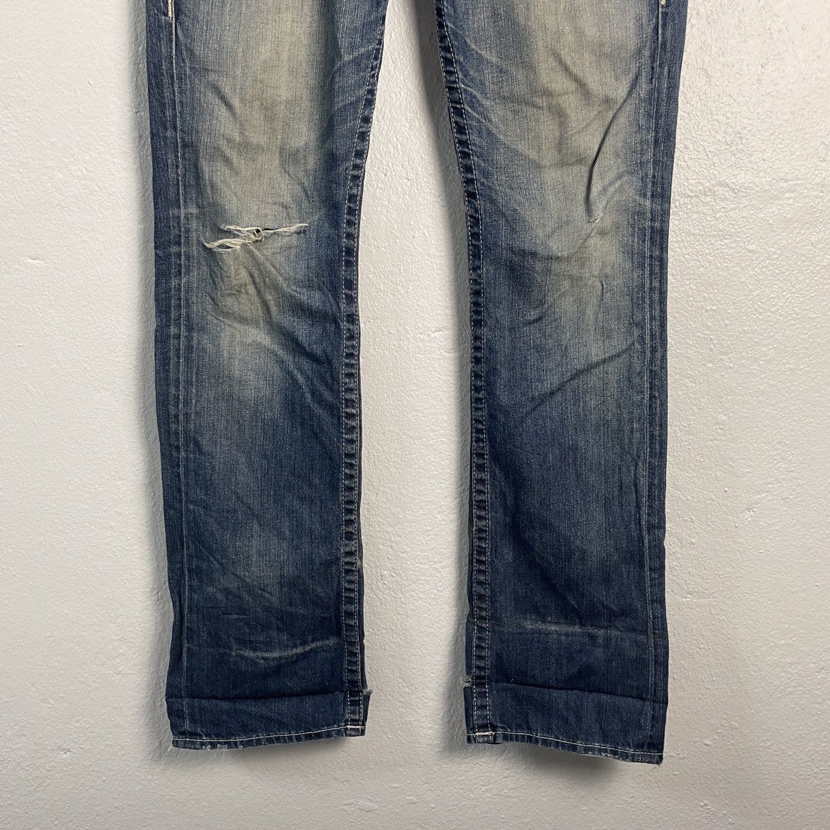 True Religion Vintage True Religion Distressed Denim Size US 33 - 4 Thumbnail