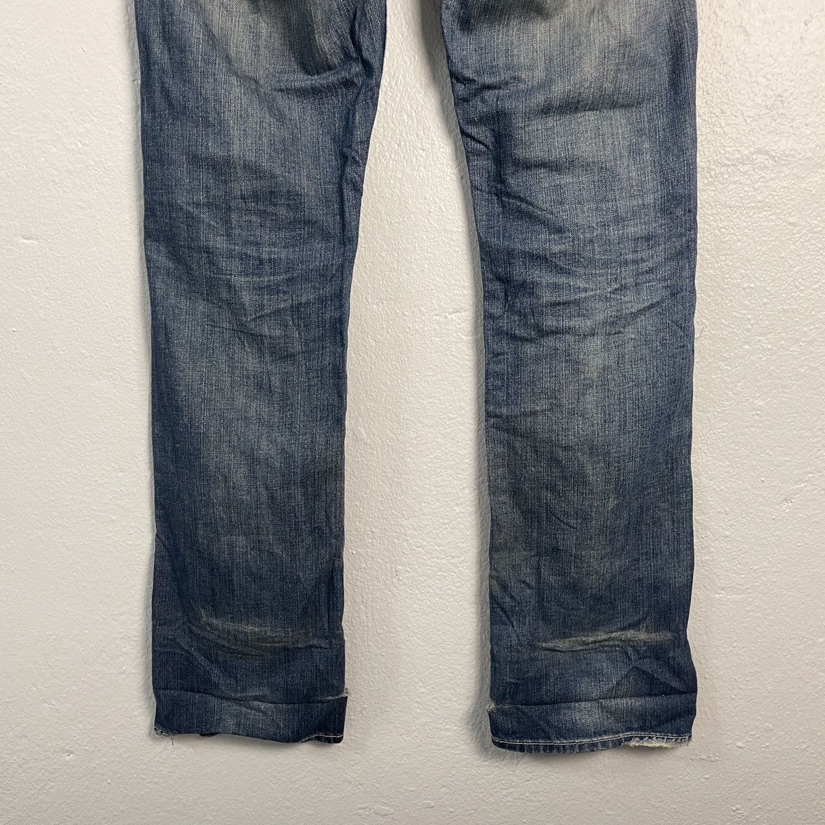 True Religion Vintage True Religion Distressed Denim Size US 33 - 11 Thumbnail