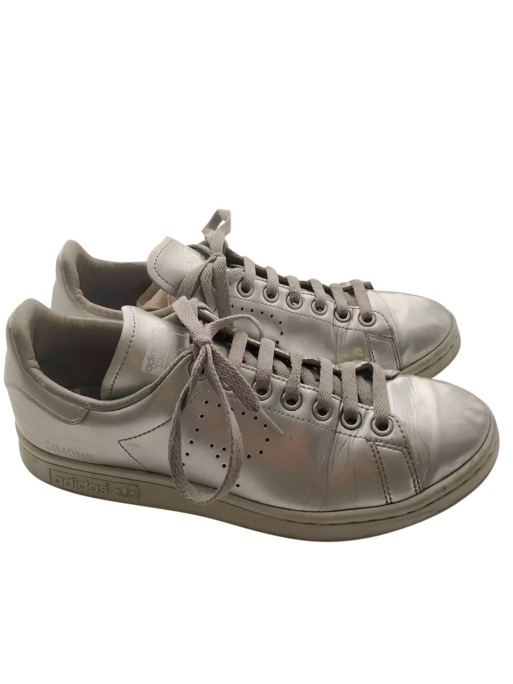 Adidas × Raf Simons ⚡️𝐐𝐔𝐈𝐂𝐊 𝐒𝐀𝐋𝐄 Raf Simons x Stan Smith silver Size US 7.5 / EU 40-41 - 3 Thumbnail