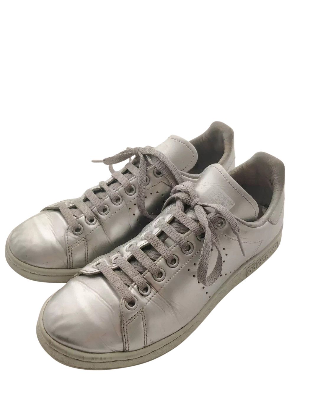 Adidas × Raf Simons ⚡️𝐐𝐔𝐈𝐂𝐊 𝐒𝐀𝐋𝐄 Raf Simons x Stan Smith silver Size US 7.5 / EU 40-41 - 1 Thumbnail