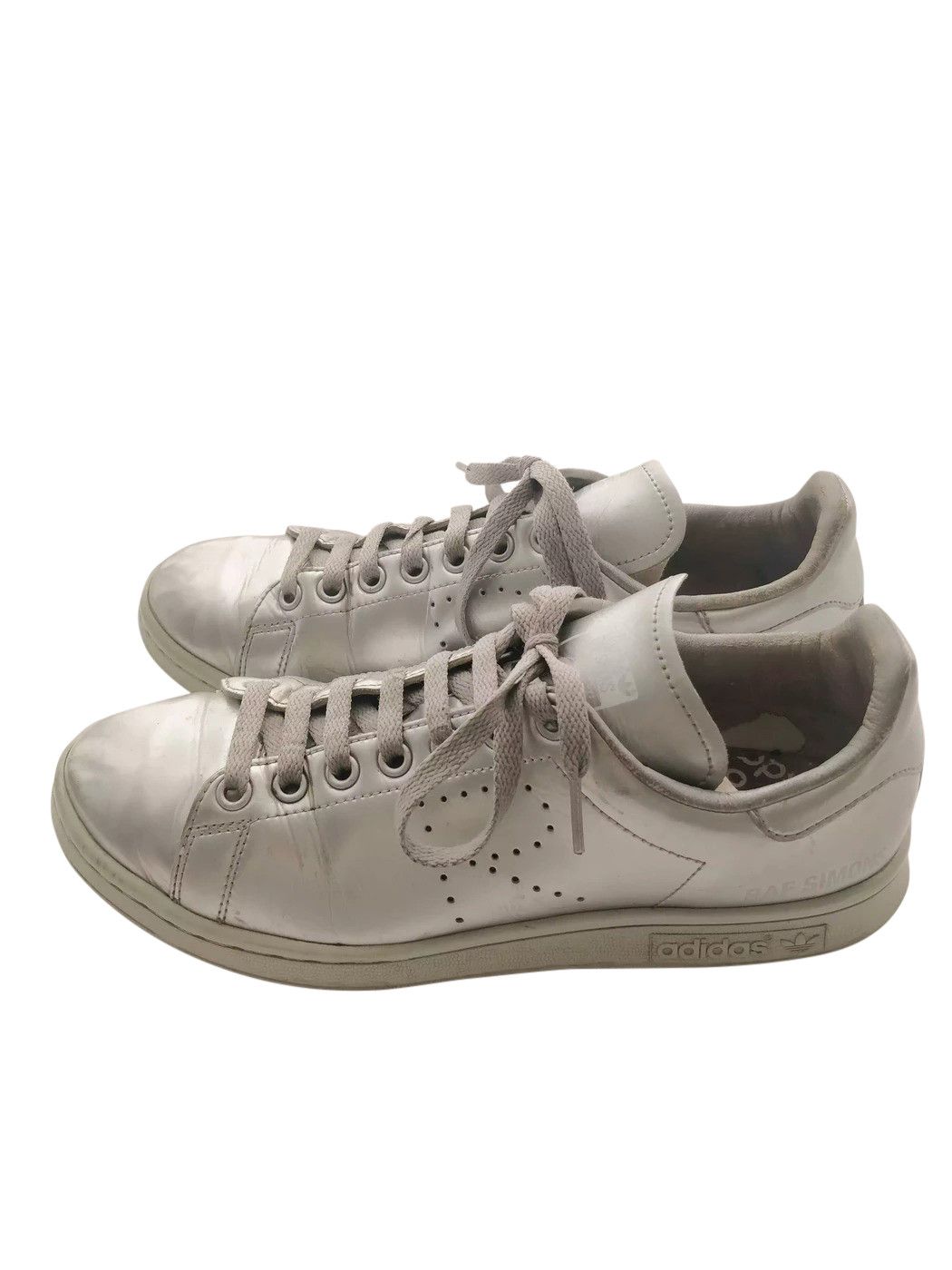 Adidas × Raf Simons ⚡️𝐐𝐔𝐈𝐂𝐊 𝐒𝐀𝐋𝐄 Raf Simons x Stan Smith silver Size US 7.5 / EU 40-41 - 2 Thumbnail