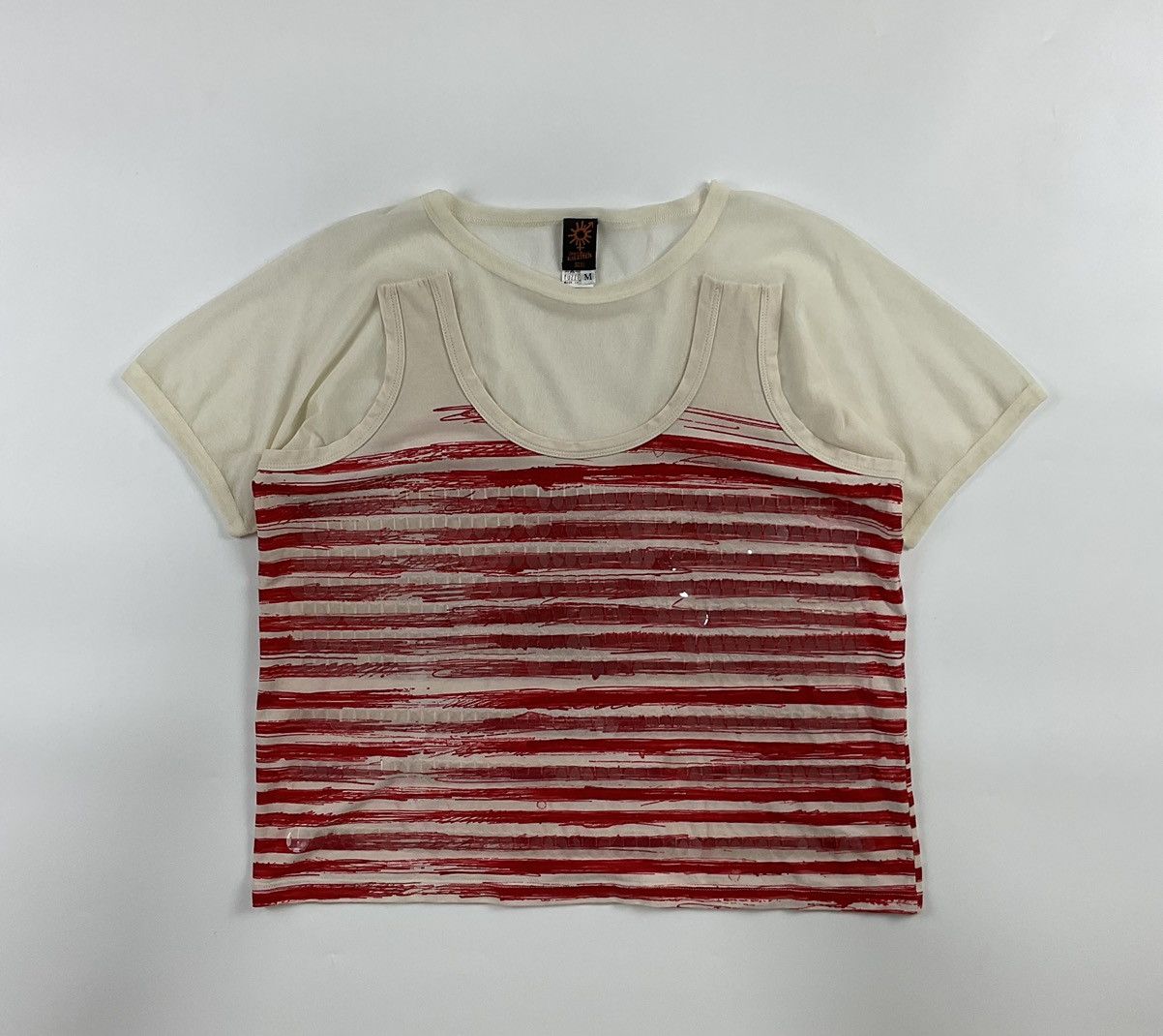 image of Jean Paul Gaultier Mesh Shirt, Women's (Size Medium)